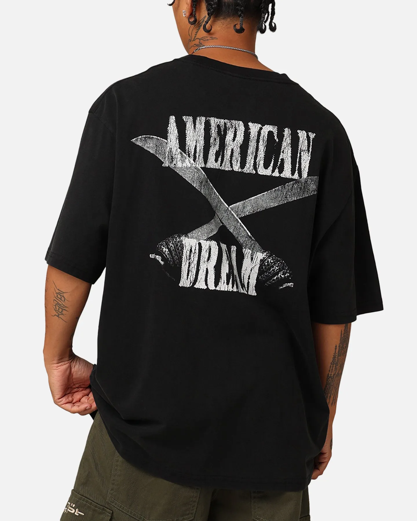 21 Savage American Dream T-Shirt Washed Black