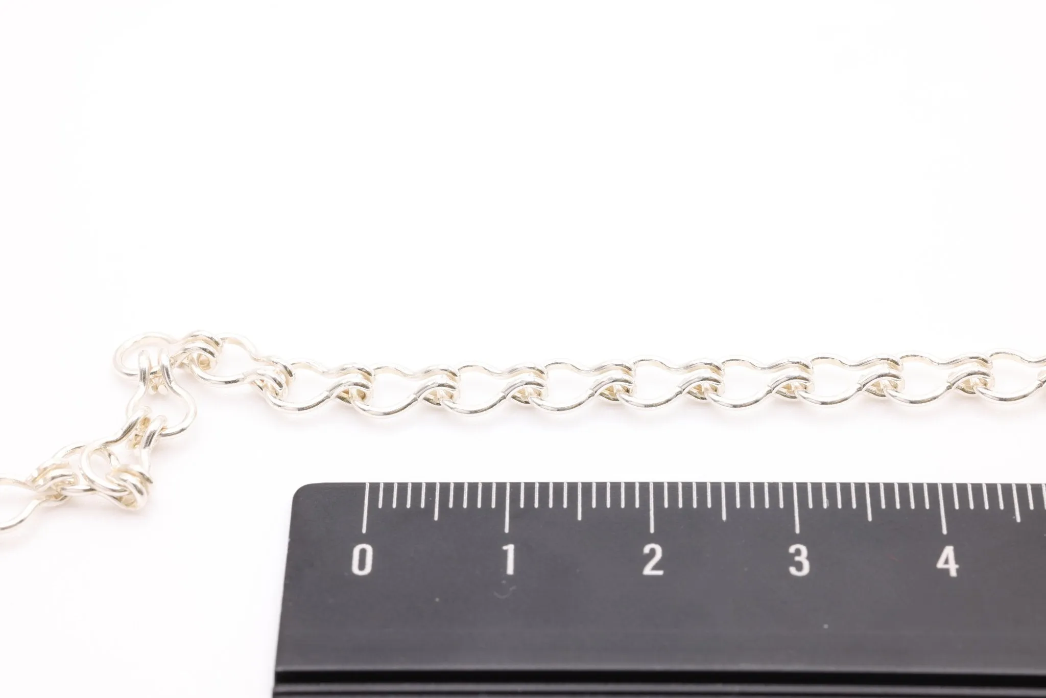 5mm Ladder Chain, Sterling Silver, Pay Per Foot, Jewelry Making Chain