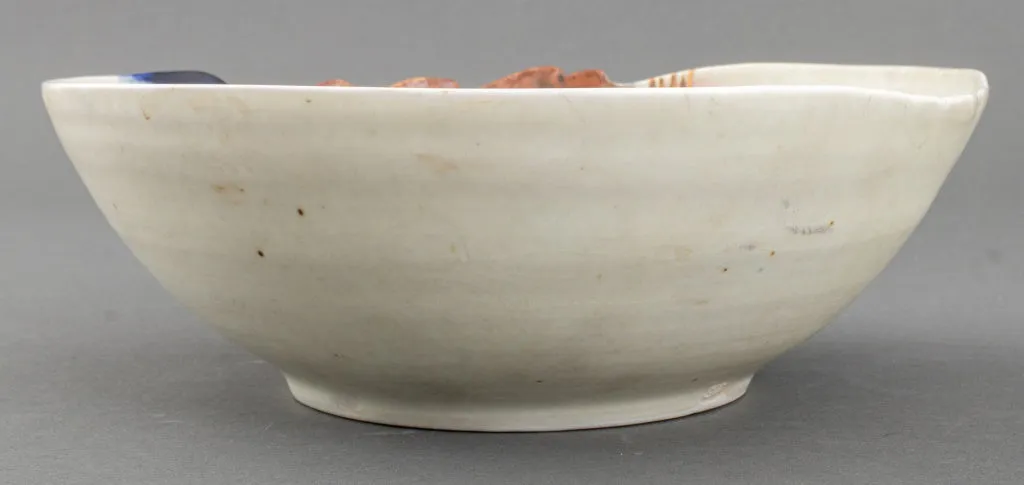 Abstract Glaze Porcelain Bowl