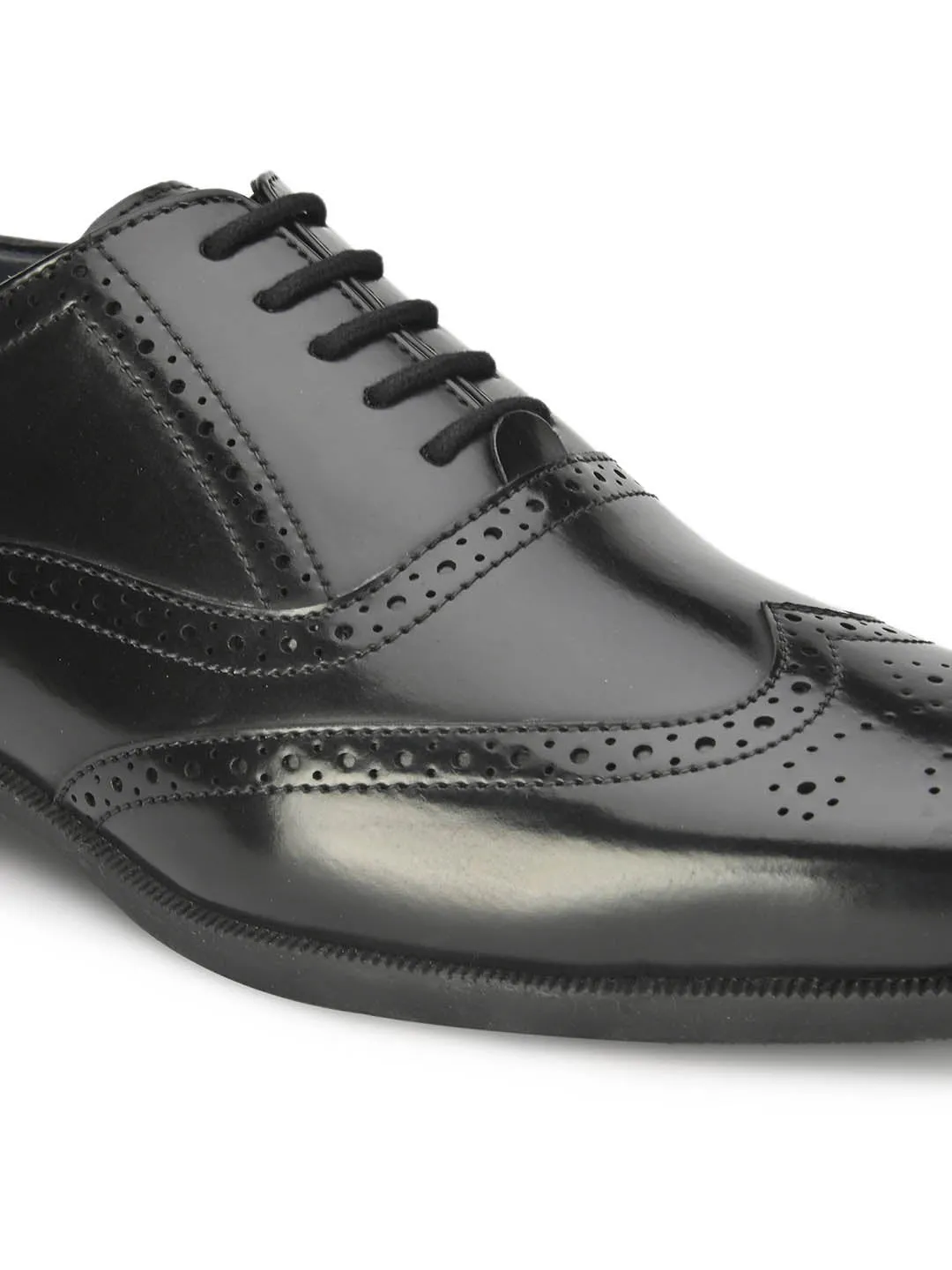 Alberto Torresi Black formal Brogue Shoes