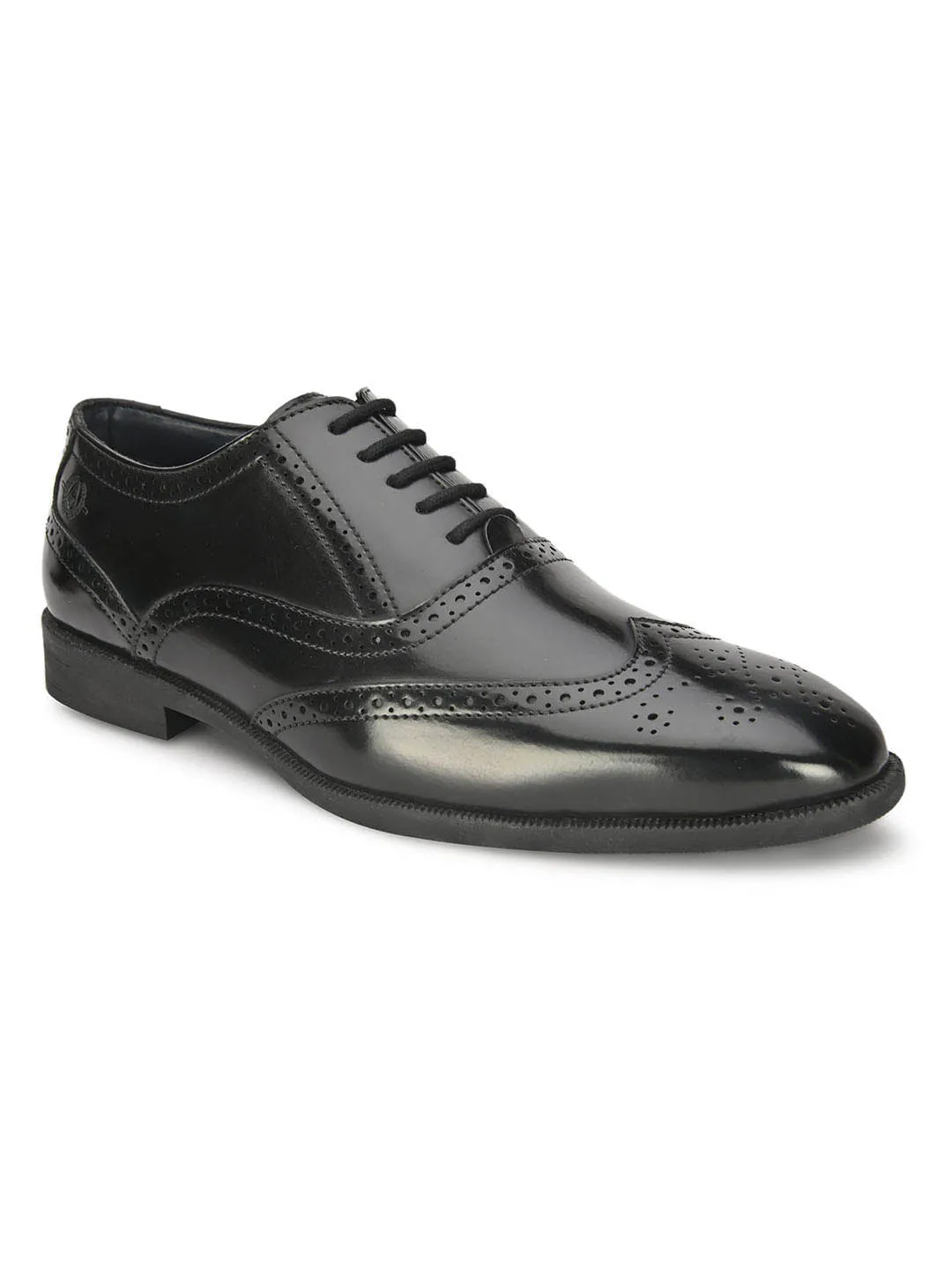 Alberto Torresi Black formal Brogue Shoes