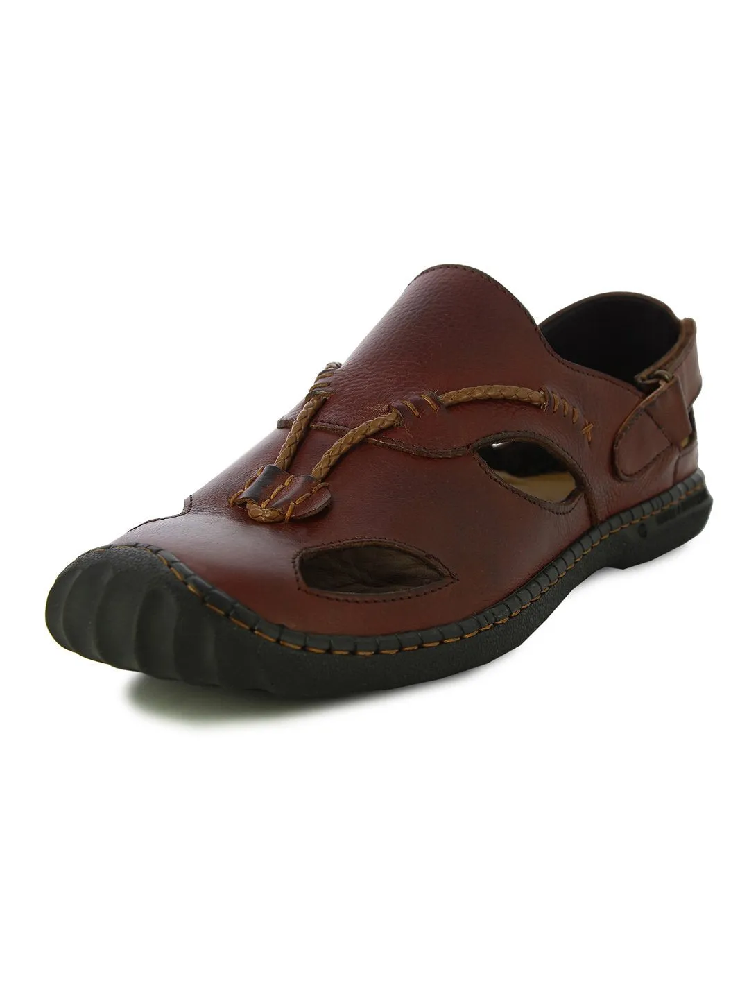 Alberto Torresi Mens Cognac Mathew Sandals