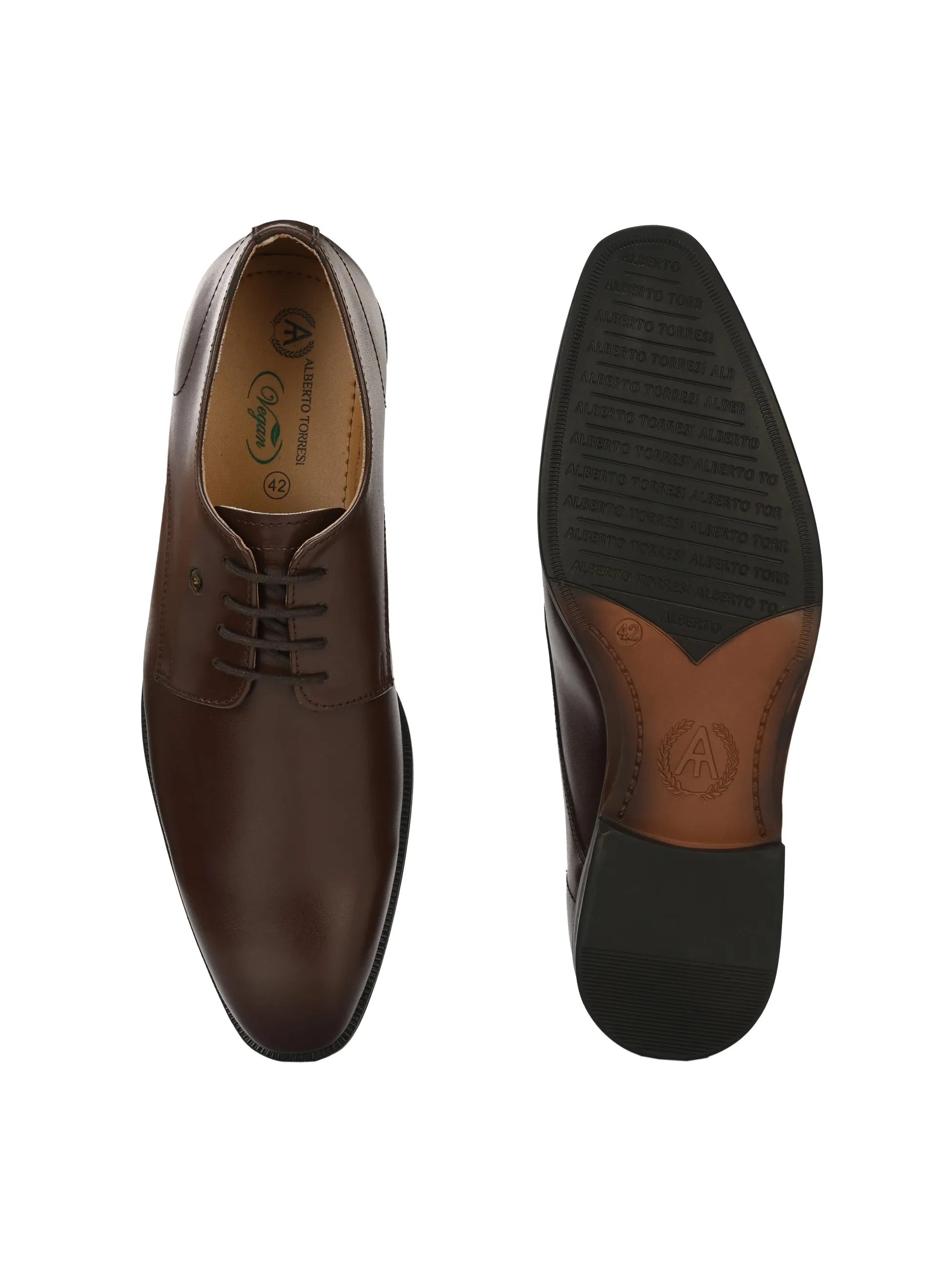 Alberto Torresi Smooth Formal Lace Up Shoes