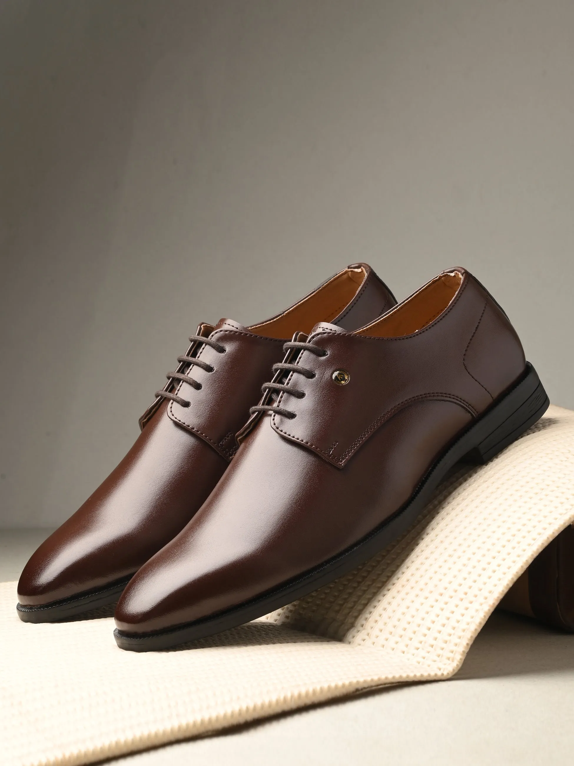 Alberto Torresi Smooth Formal Lace Up Shoes