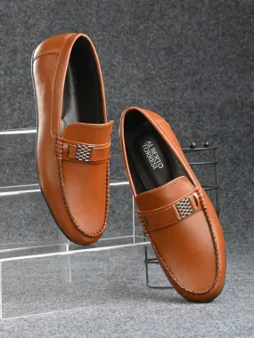 Alberto Torresi Synthetic Tan Loafers For Men