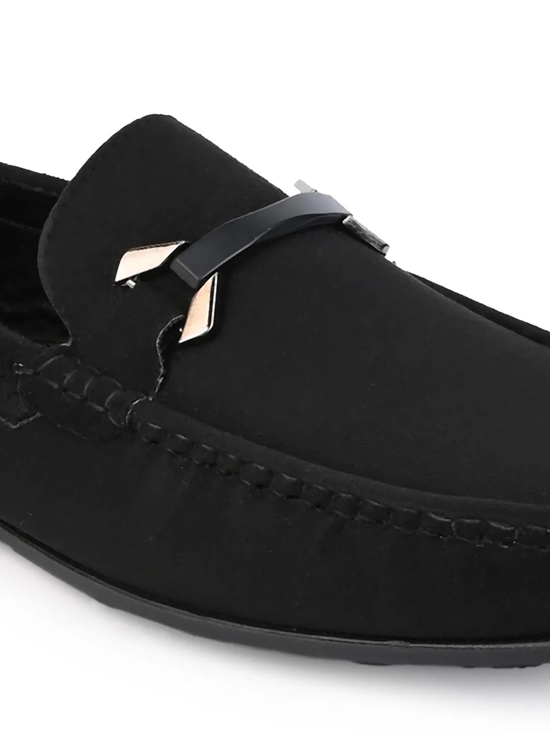 Alberto Torrresi Black Sabar Slip-On loafer