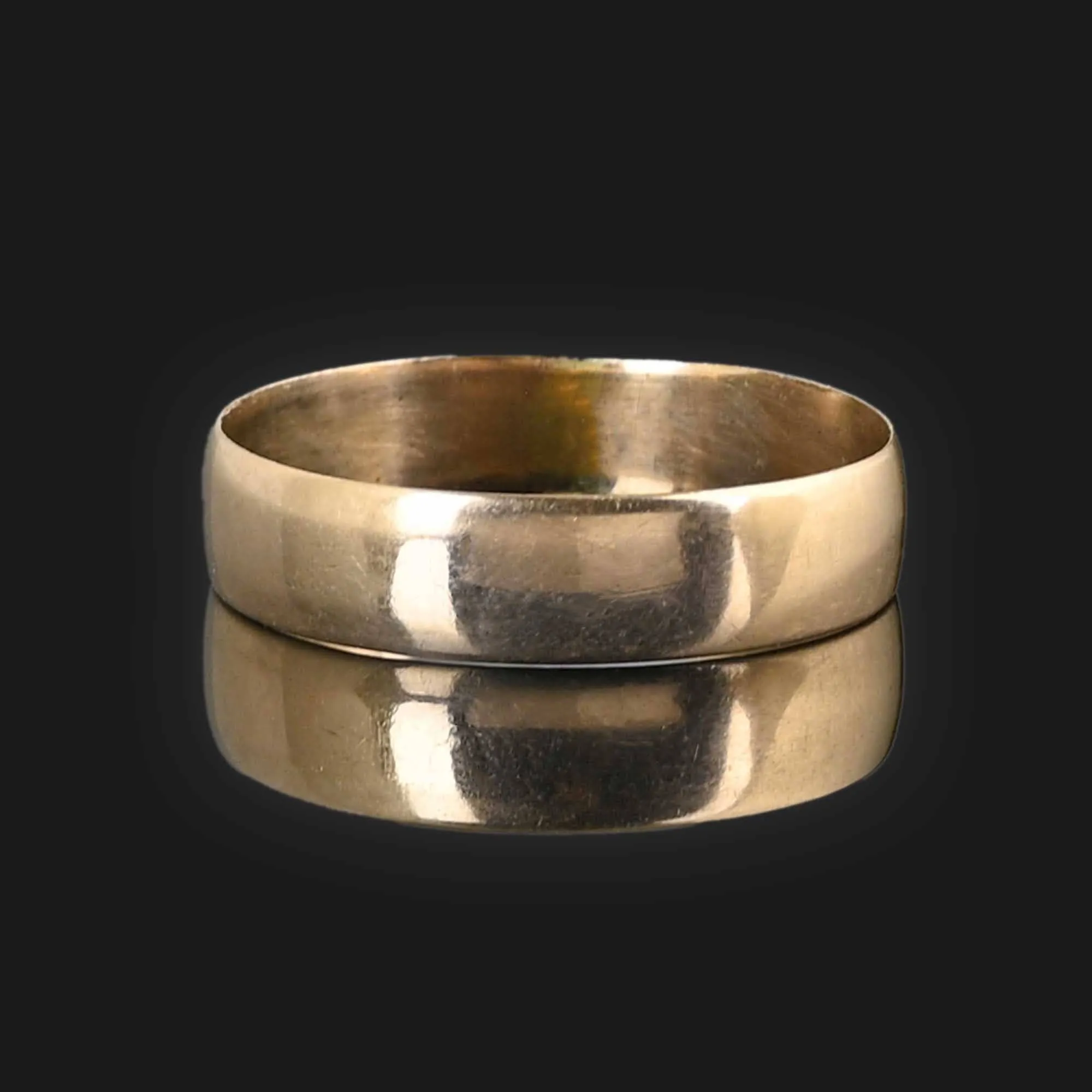 Antique 14K Gold Wedding Band Ring