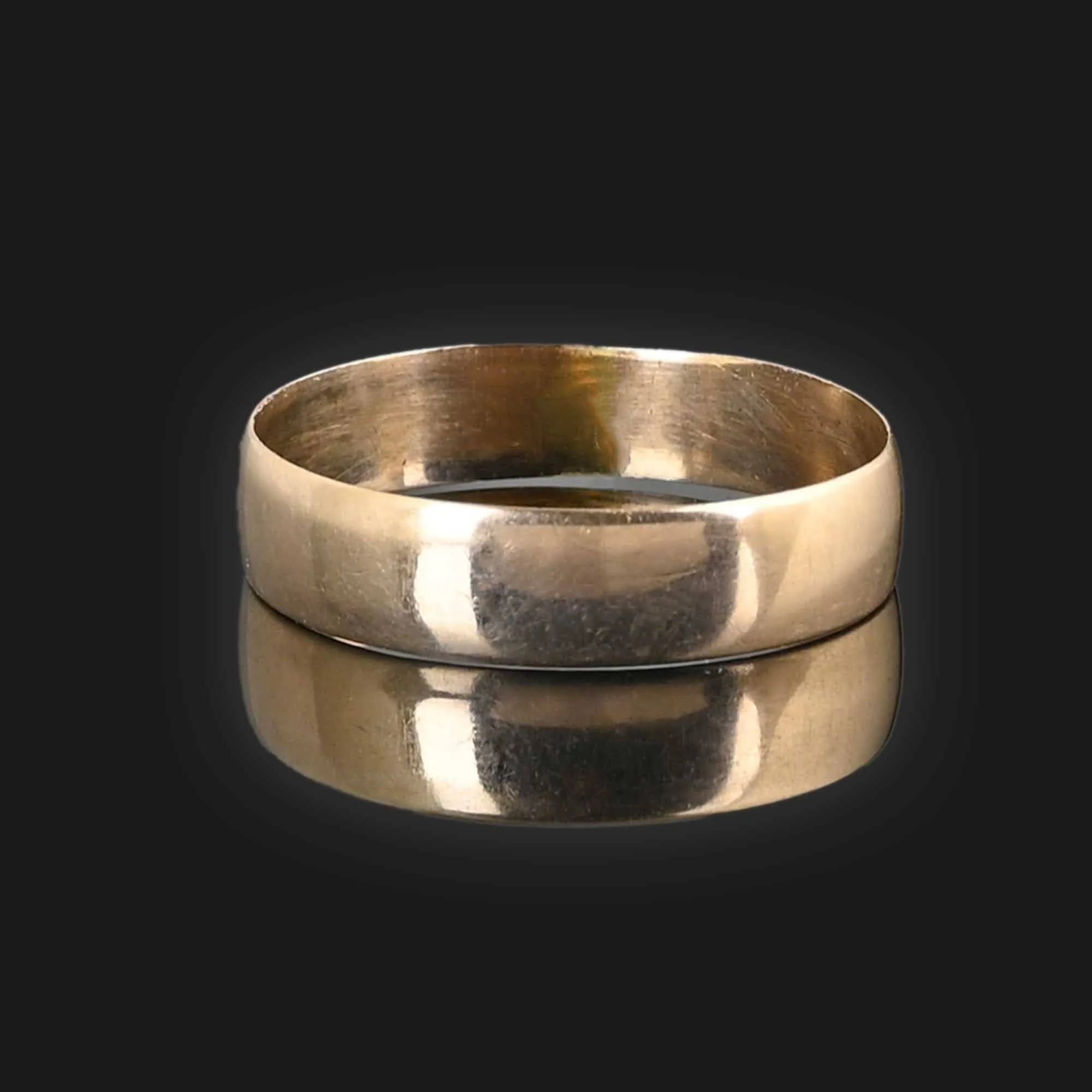 Antique 14K Gold Wedding Band Ring