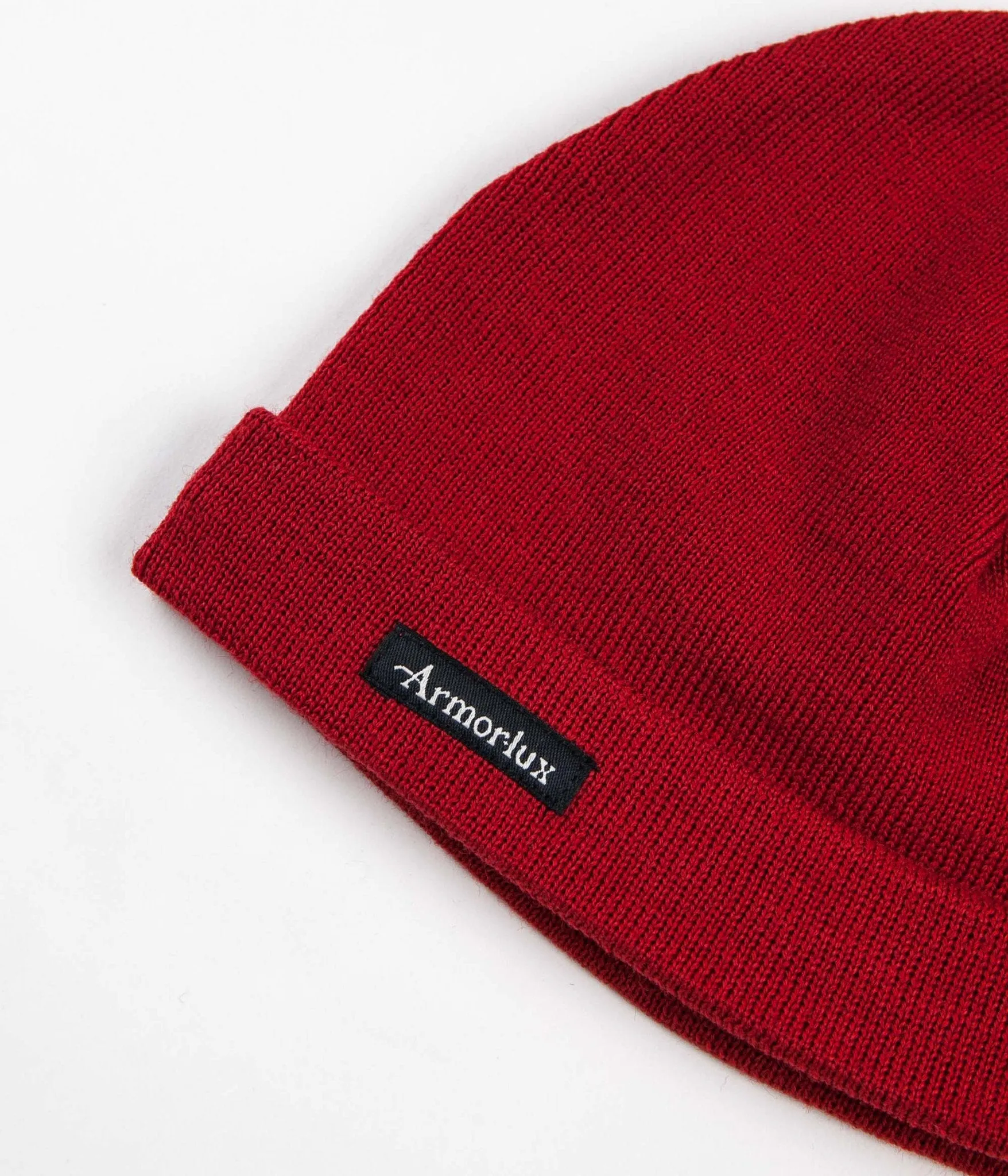 Armor Lux Plain Fisherman Beanie - Red Pepper