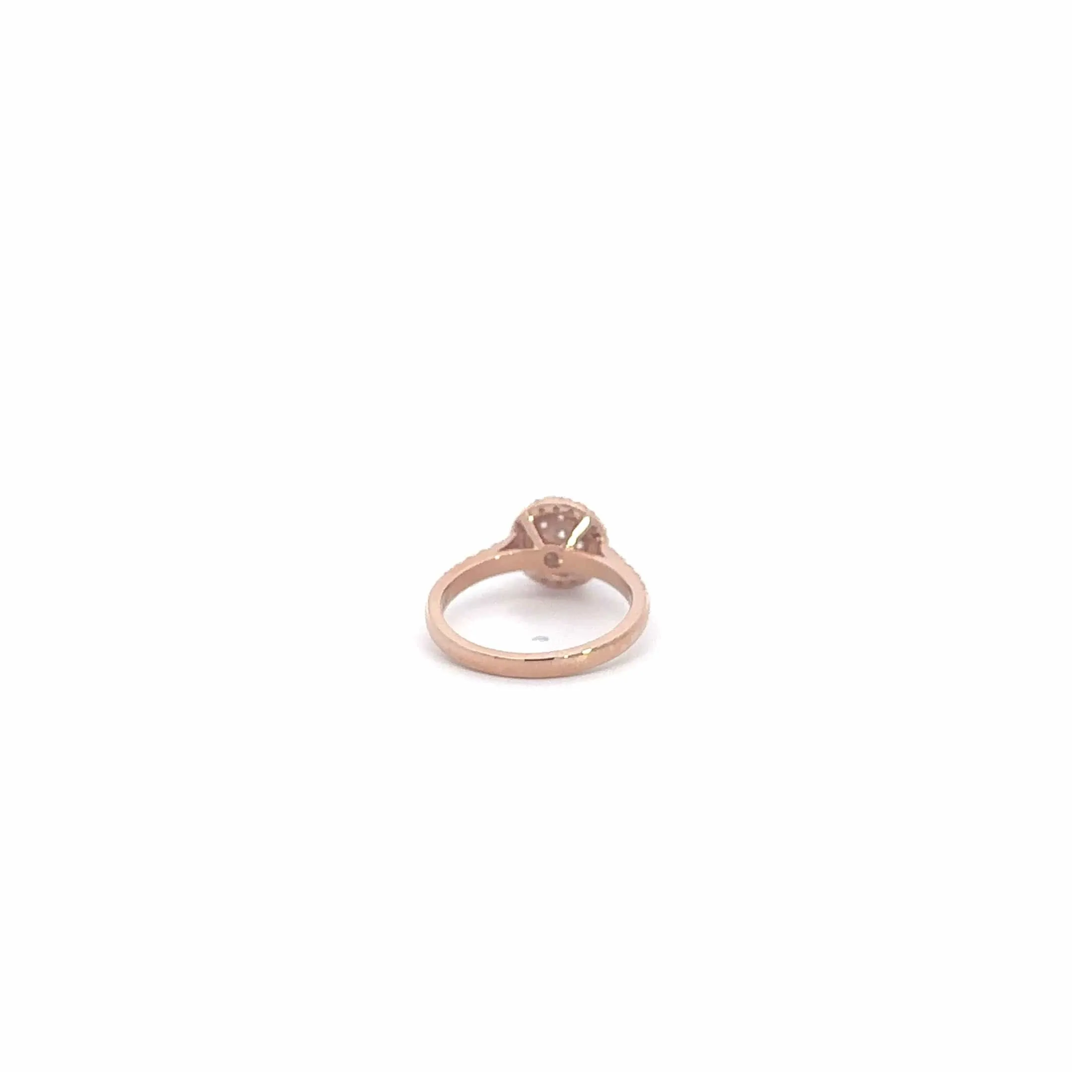 Baikalla 14k Rose Gold Diamond Engagement Ring