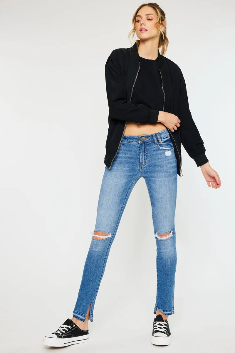 Birdy  Mid Rise Easy Skinny Jeans