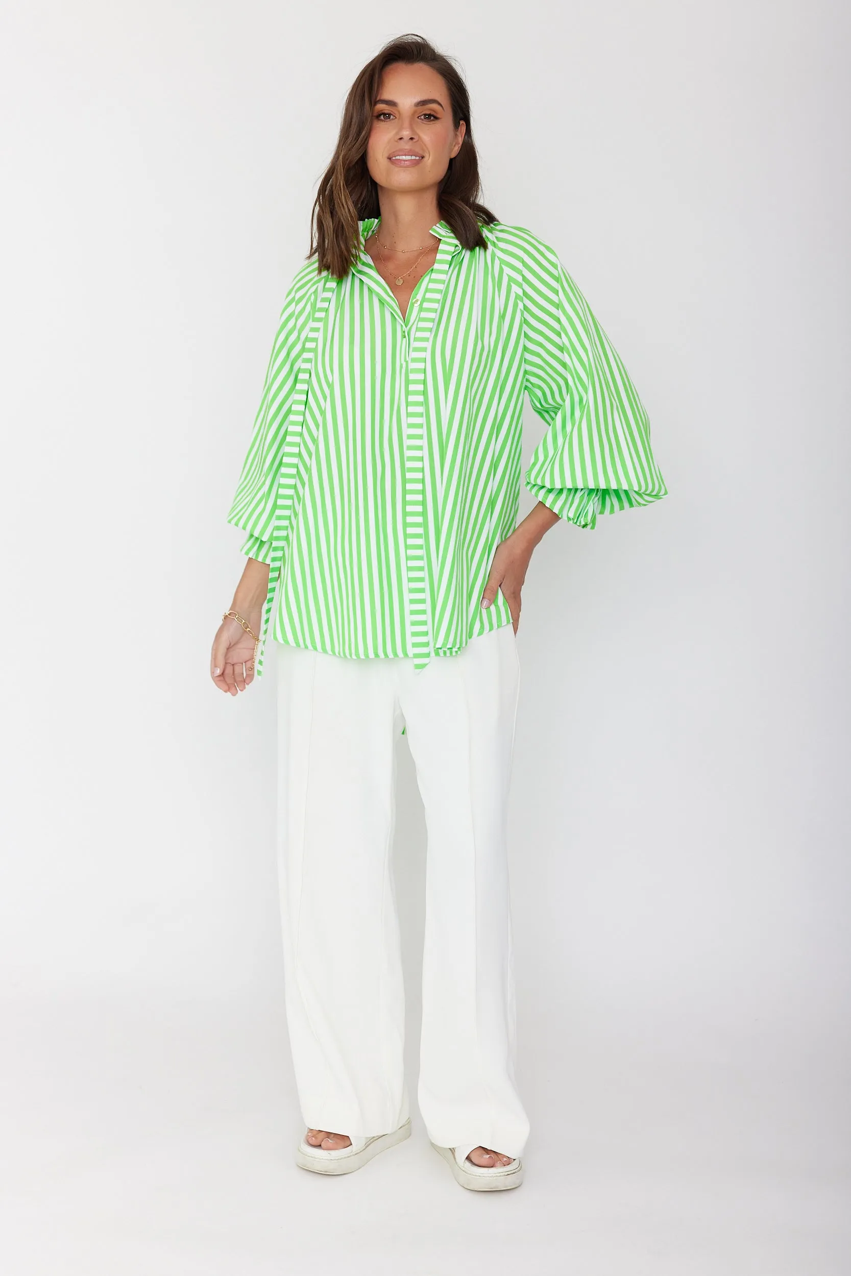 DANILL Lime Stripe