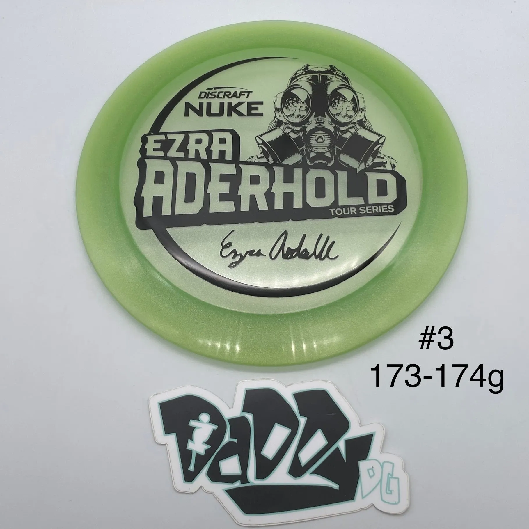 Discraft Metallic Z Nuke 2021 Tour Series Ezra Aderhold Stamped Distance Driver