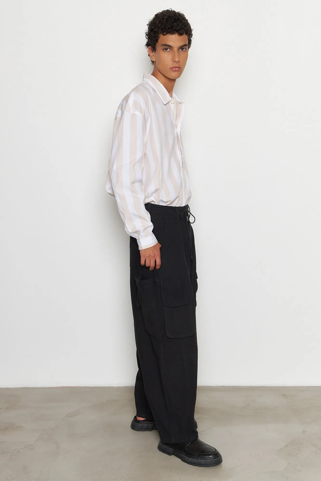 Forager Pants Black Slub