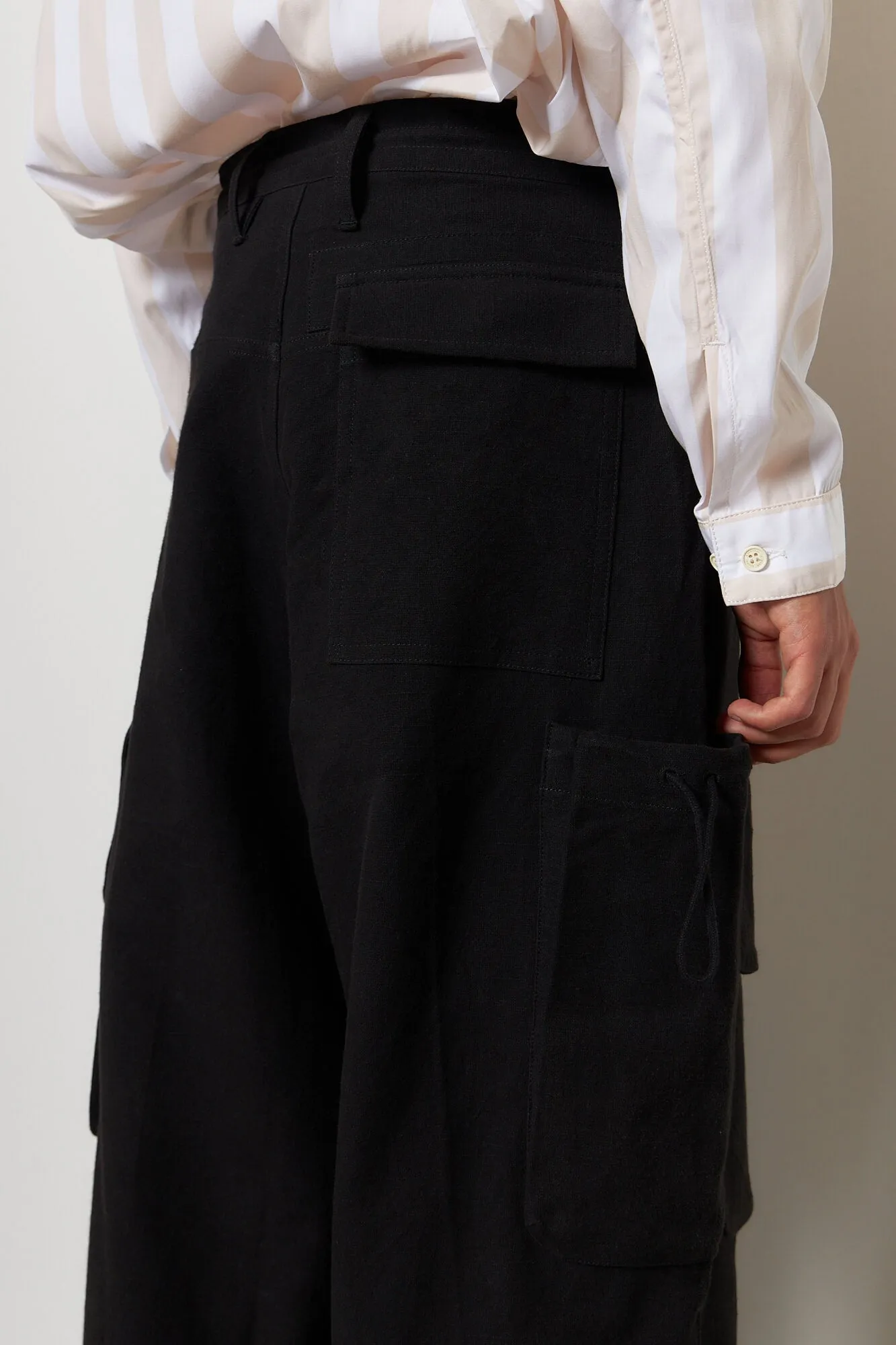 Forager Pants Black Slub