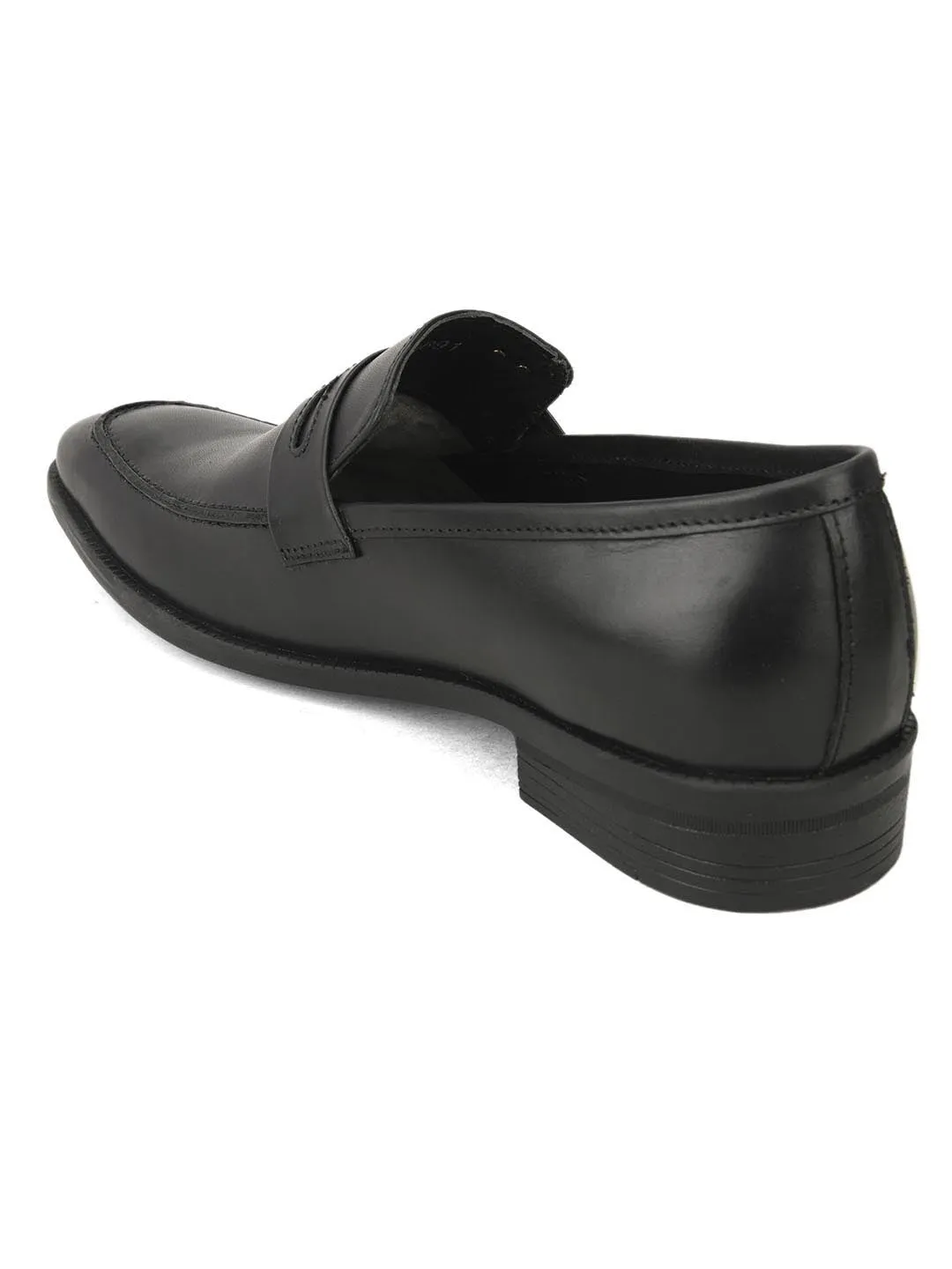 Genuine Leather Black Office/ Dress Formal Slip On Shoes