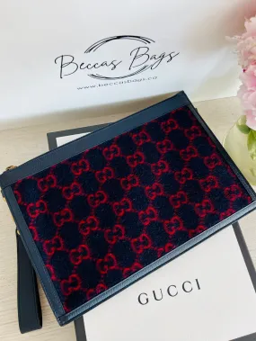 Gucci GG Monogram Wristlet