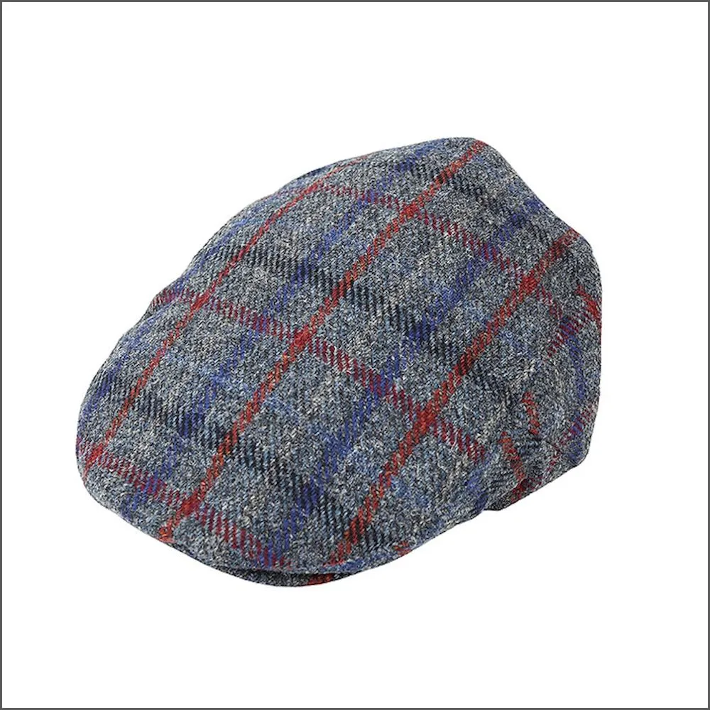 Harris Tweed Scarista check Cap>>