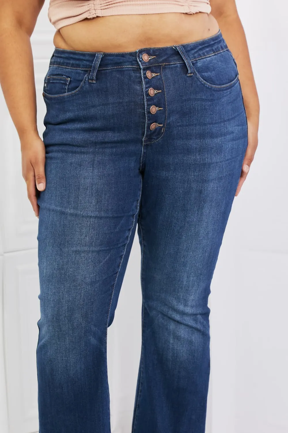 Judy Blue Olivia Full Size High Waisted Flare Jeans