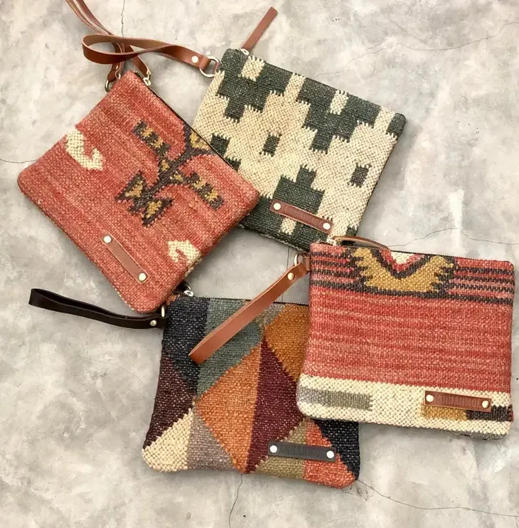 Kilim Clutch/Wristlet