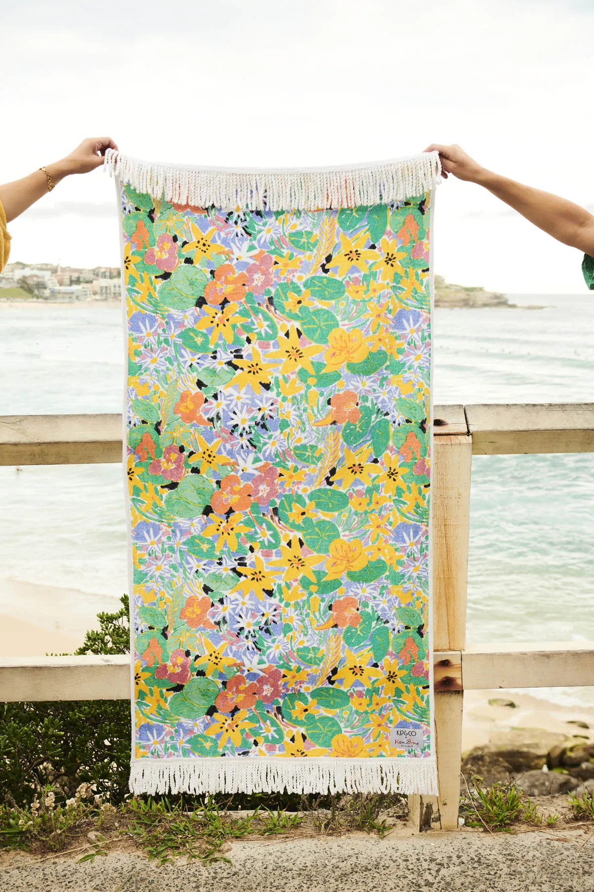 Kip & Co X Ken Done | Nasturtium Terry Beach Towel