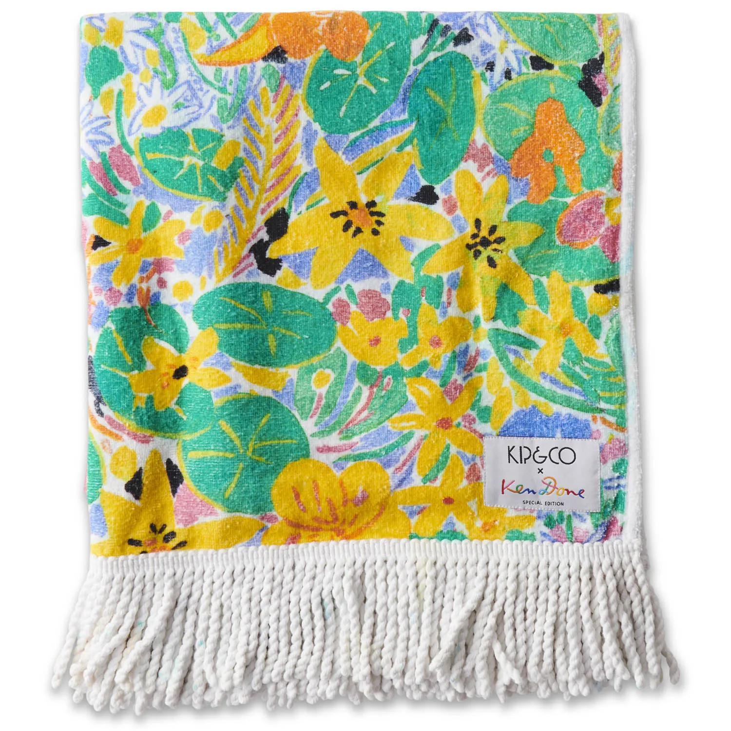 Kip & Co X Ken Done | Nasturtium Terry Beach Towel