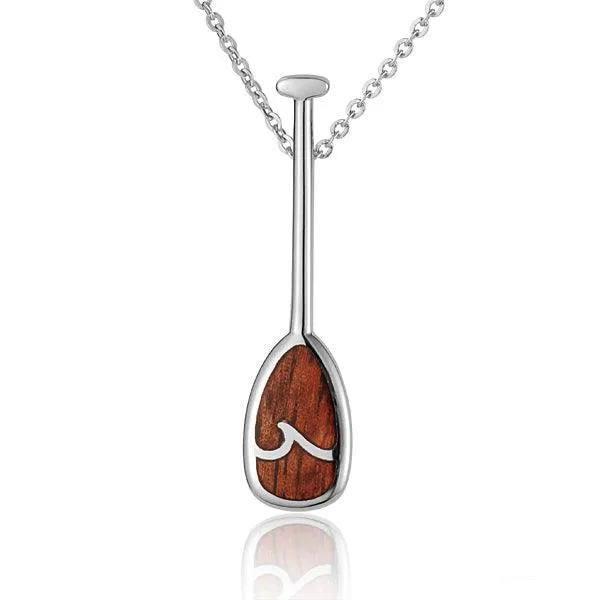 Koa Wood Canoe Paddle Pendant