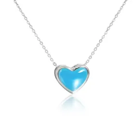 Larimar Aloha Heart Pendant