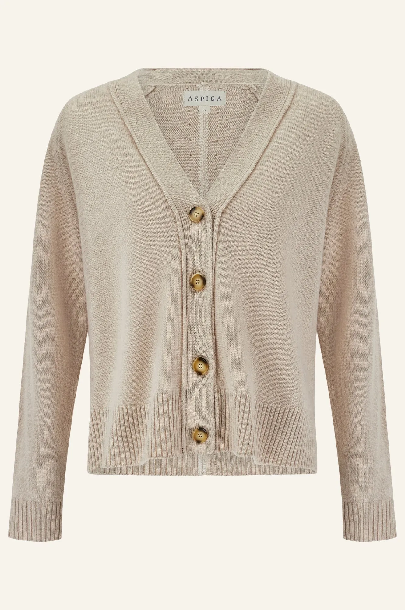 Merino Wool Swing Cardigan | Oat