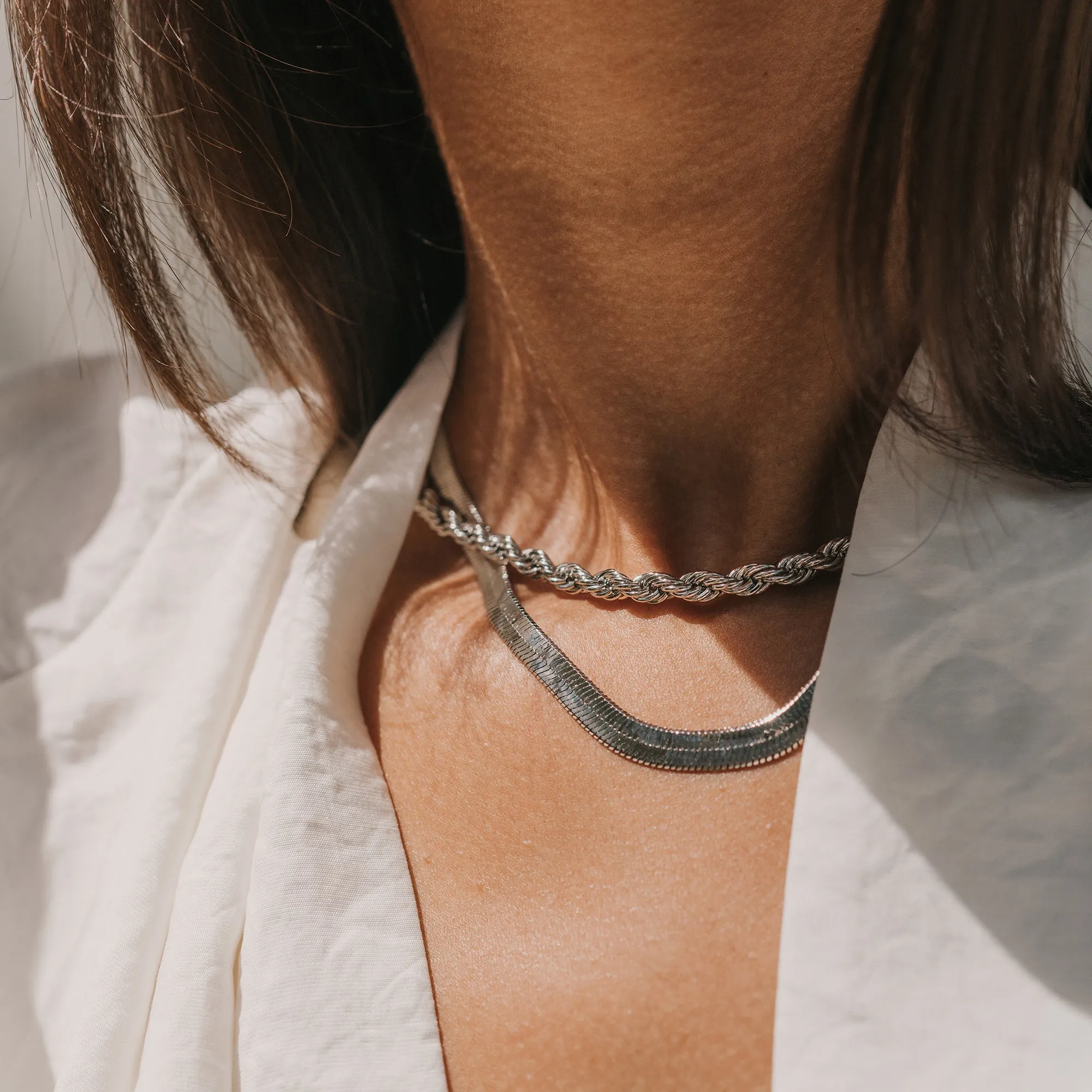 Natalia Herringbone Necklace