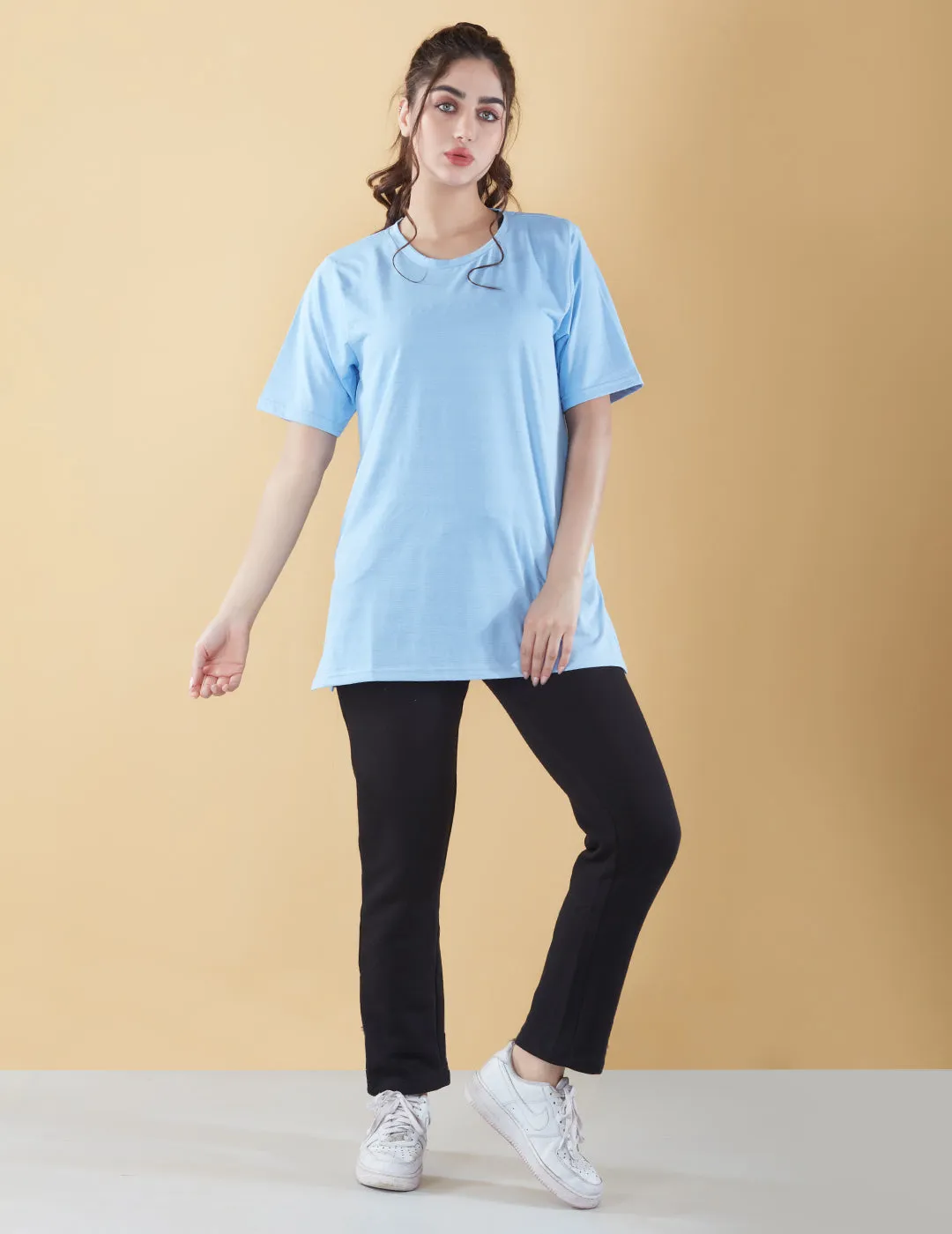 Oversized Long Tee For Women -Athleisure Wear (Combo of Three)