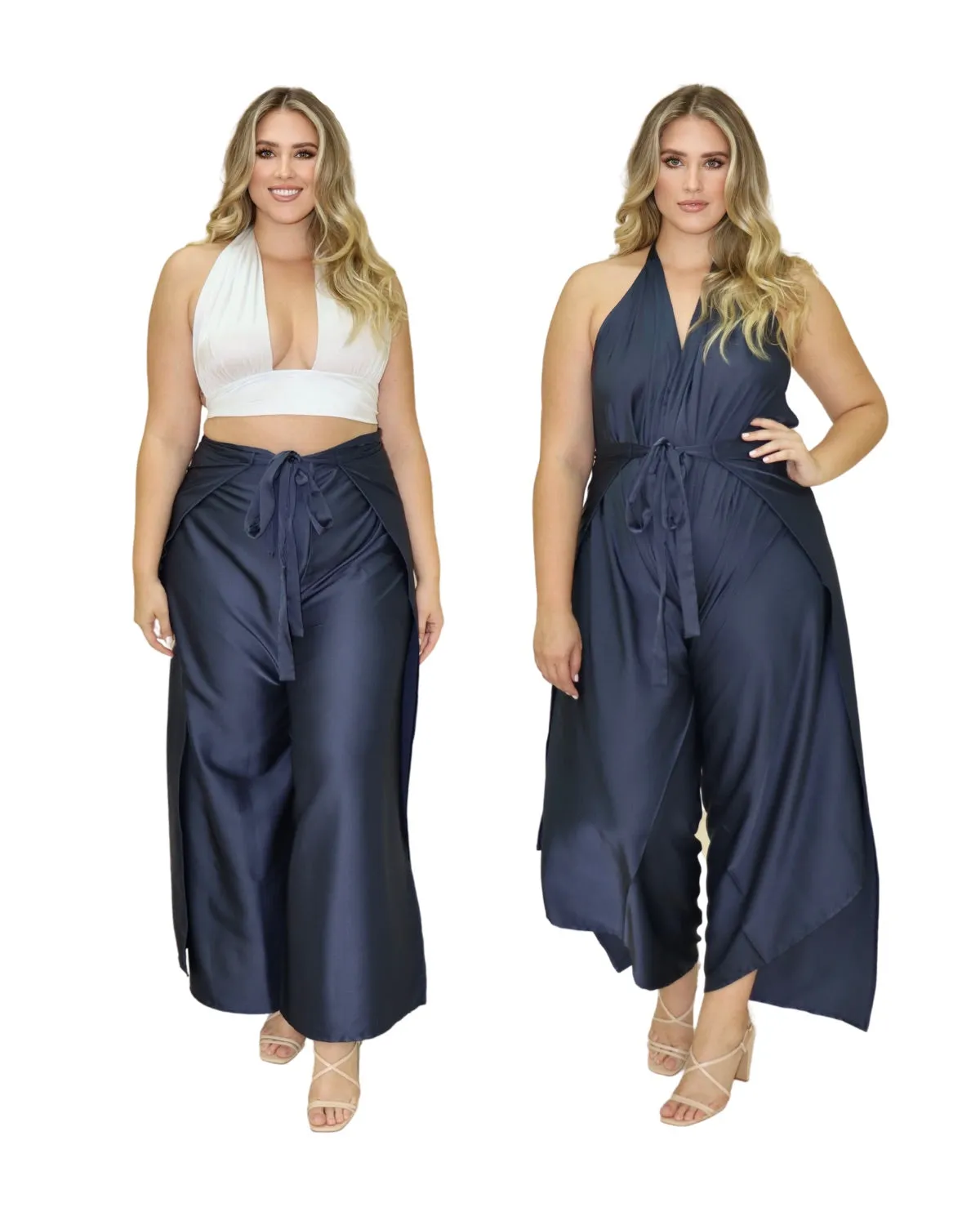 Pant to Jumpsuit - Satin