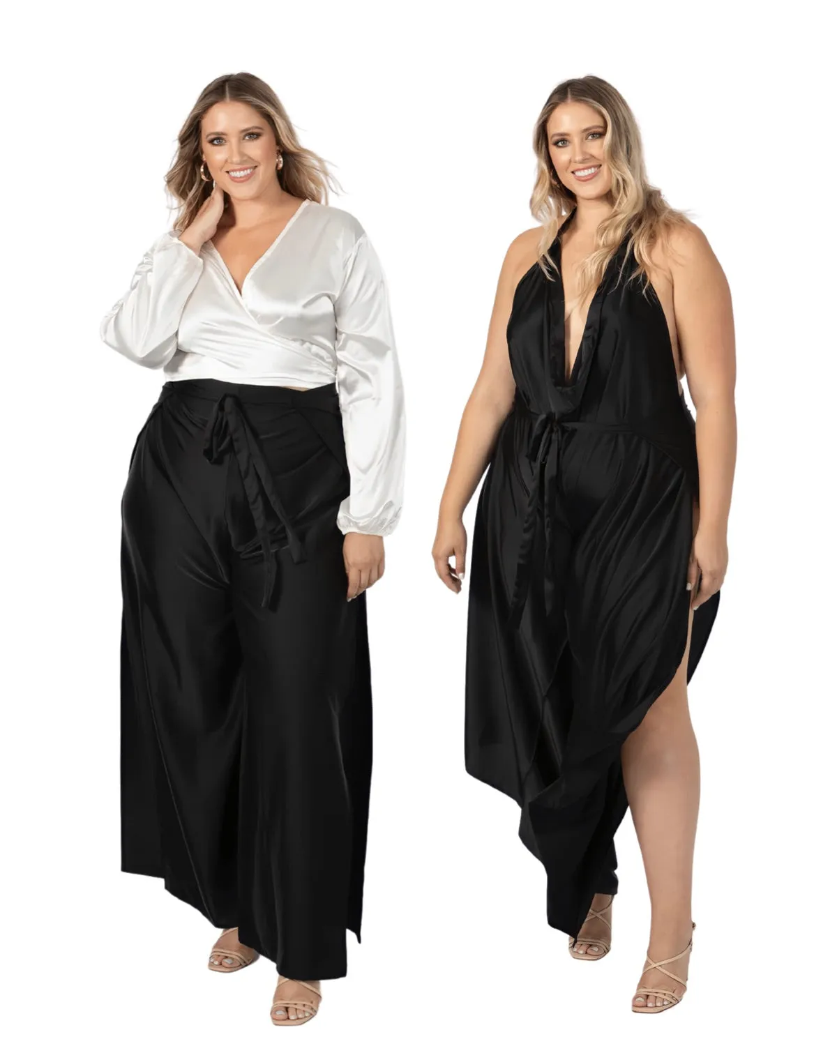 Pant to Jumpsuit - Satin