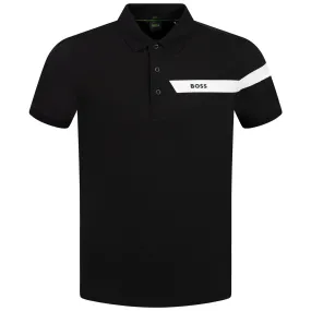 Paule Cotton Jersey Slim Fit Polo Black - W23