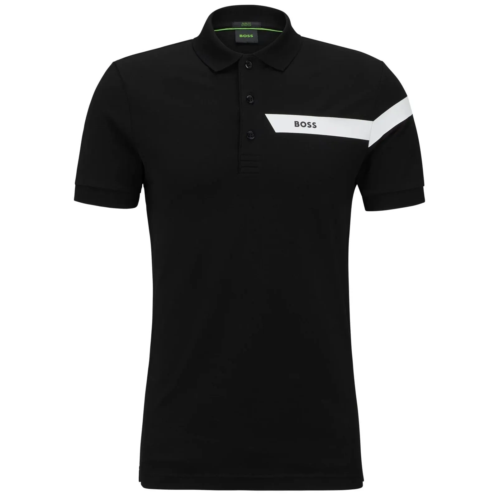 Paule Cotton Jersey Slim Fit Polo Black - W23