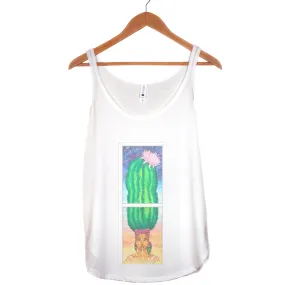 "Desert Flowers at Dusk" - Triblend Tank