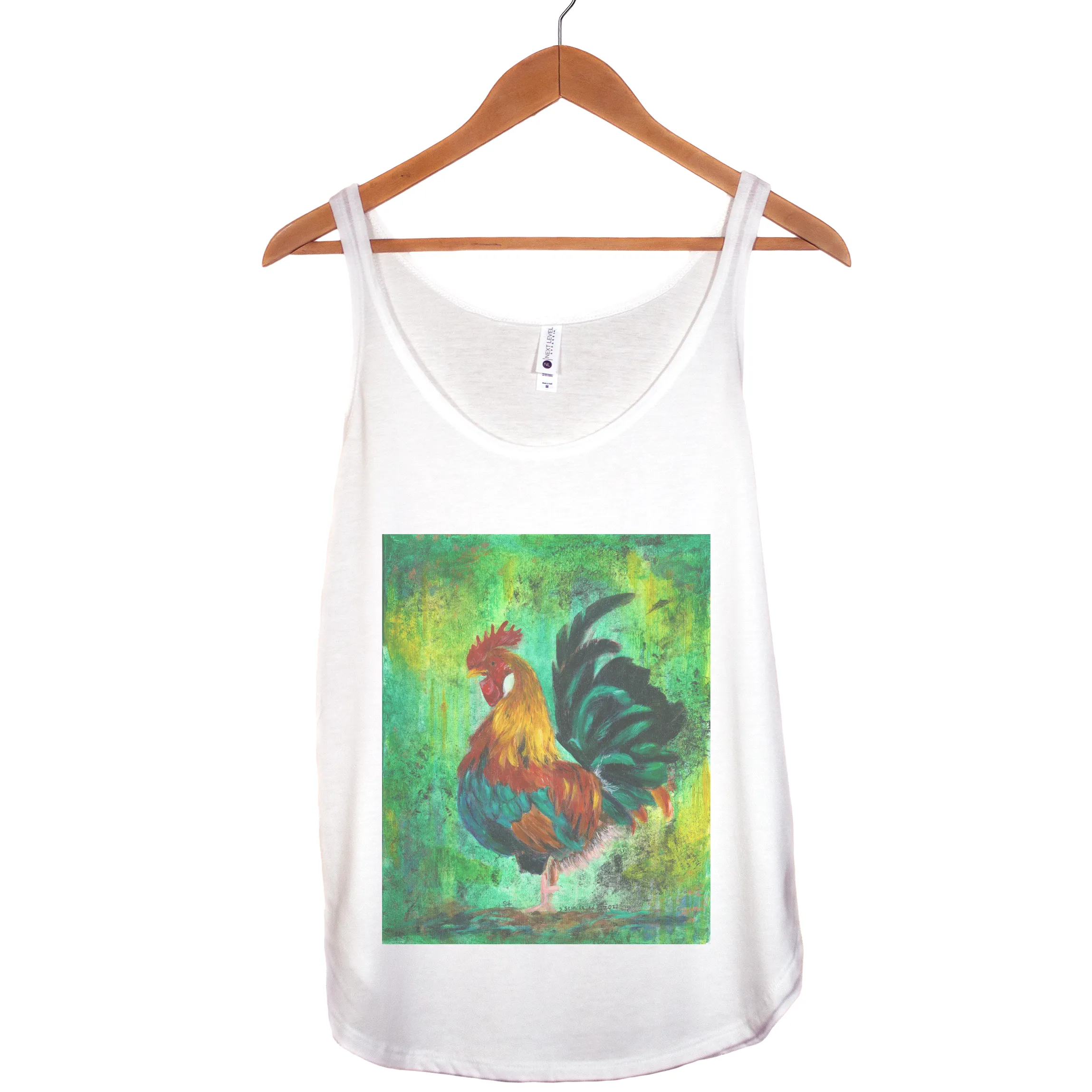 "Pretty Cock" - Triblend Tank