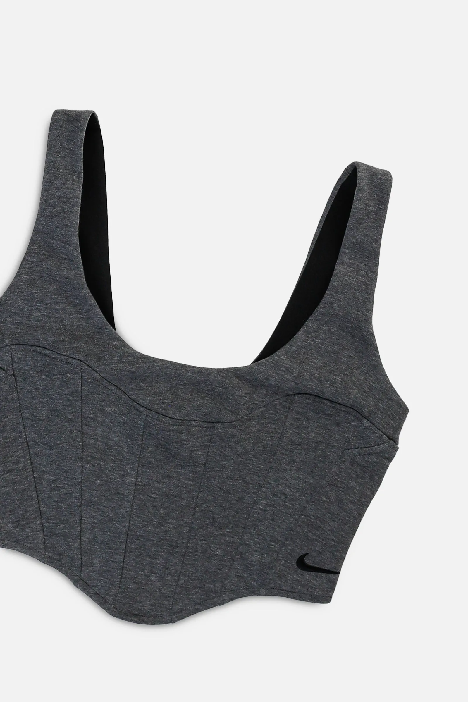 Rework Nike Sweatshirt Bustier - M