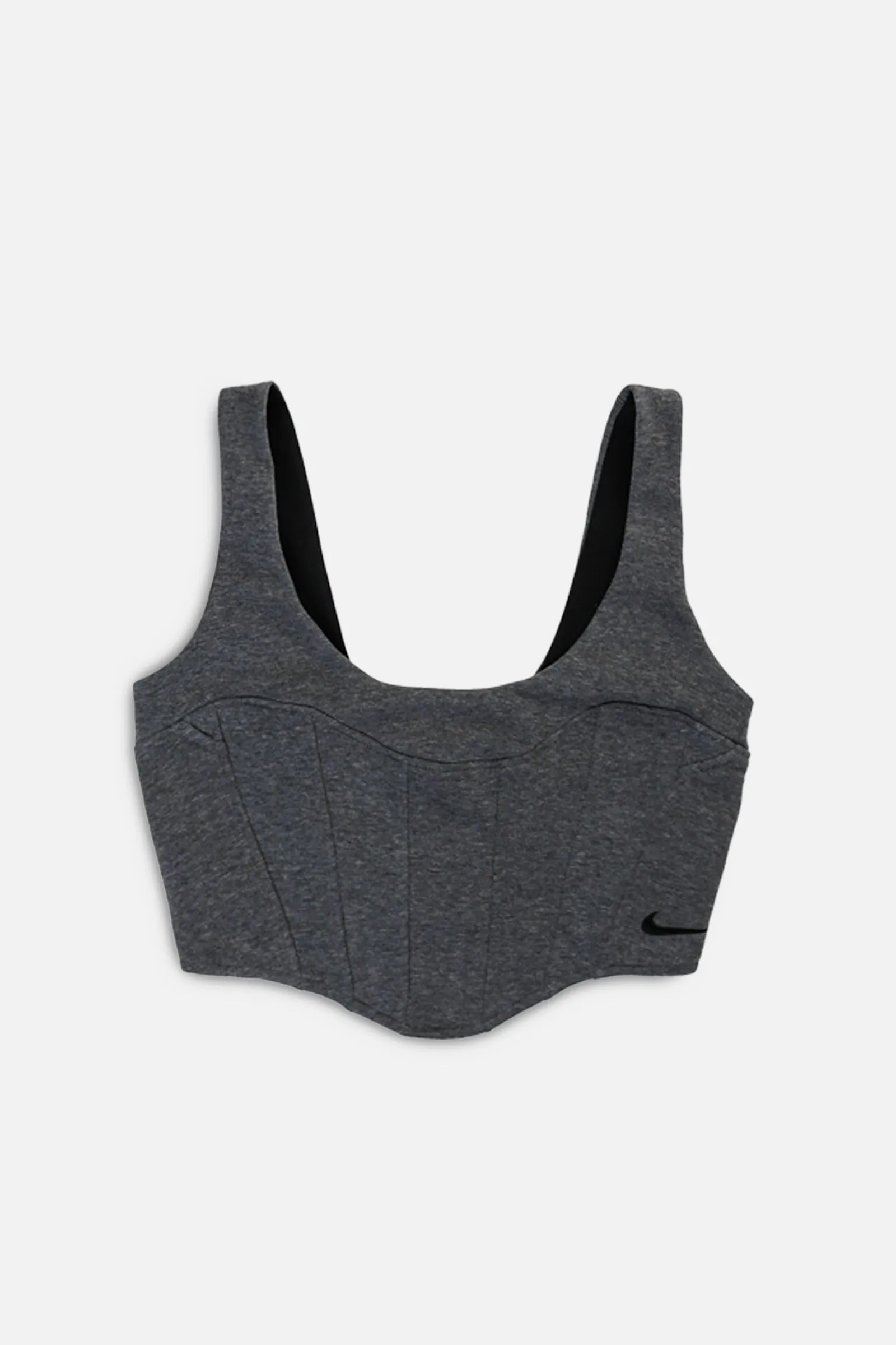 Rework Nike Sweatshirt Bustier - M