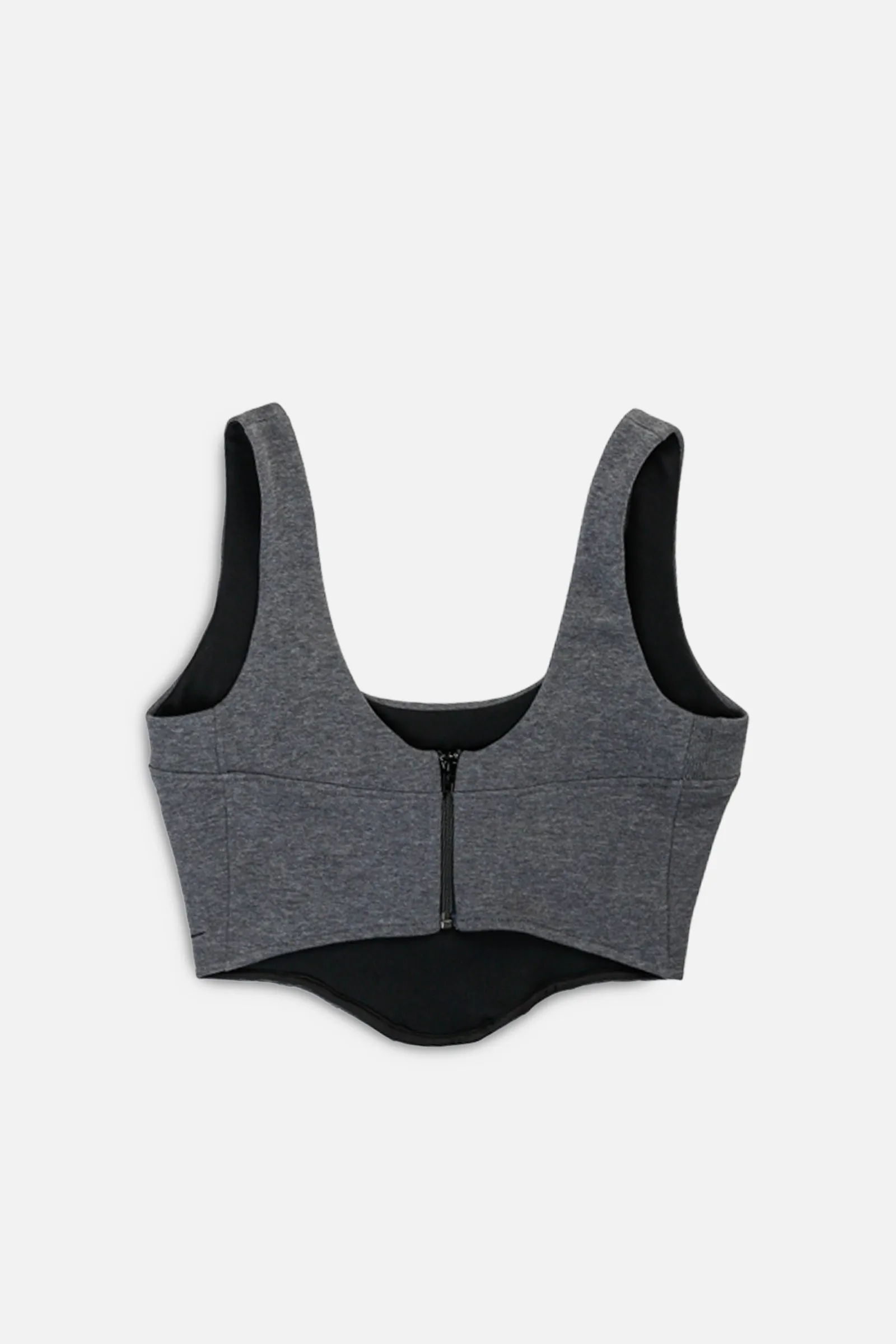 Rework Nike Sweatshirt Bustier - M