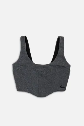 Rework Nike Sweatshirt Bustier - M