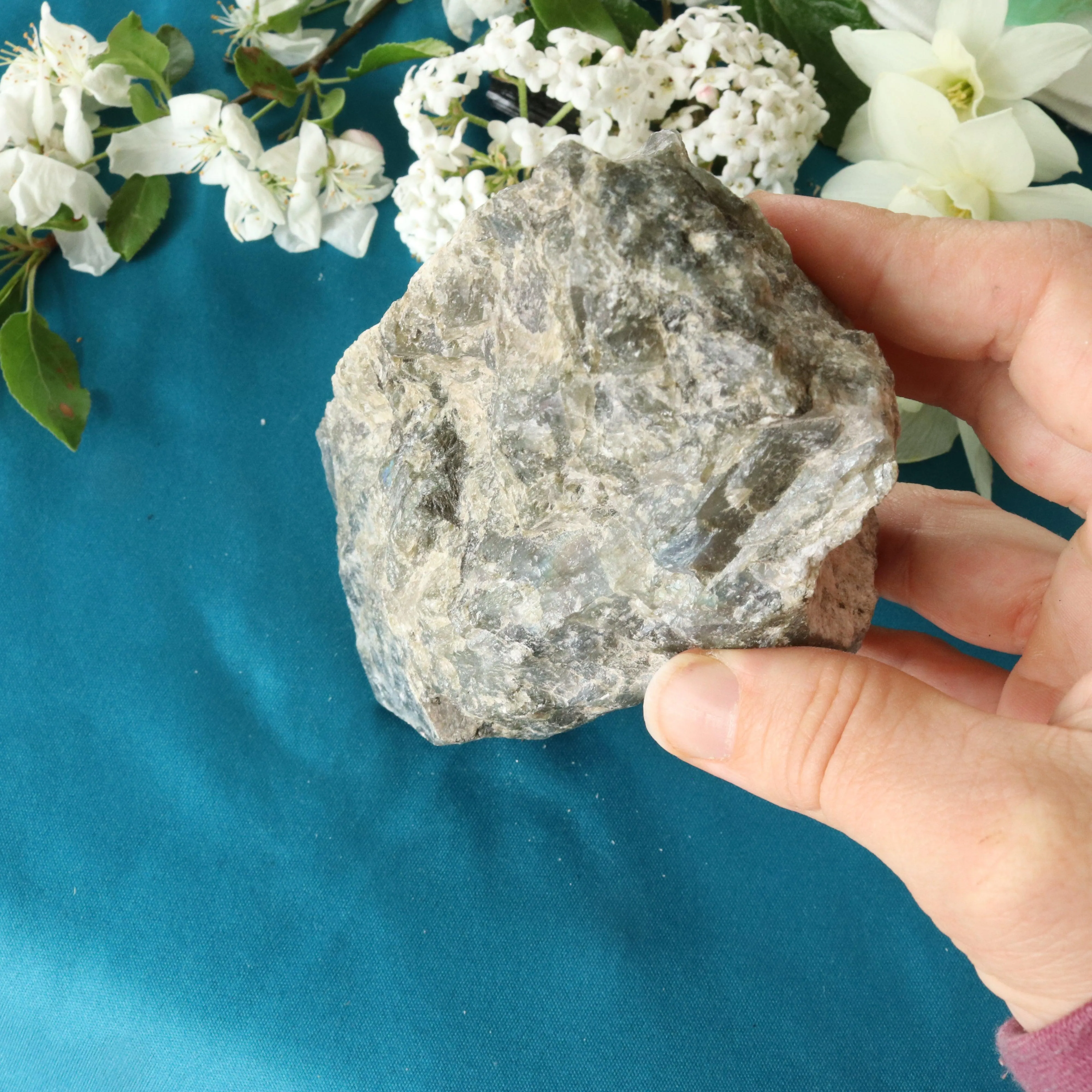 Rough Labradorite Specimen with Rainbow Flashes ~ Specimen #2