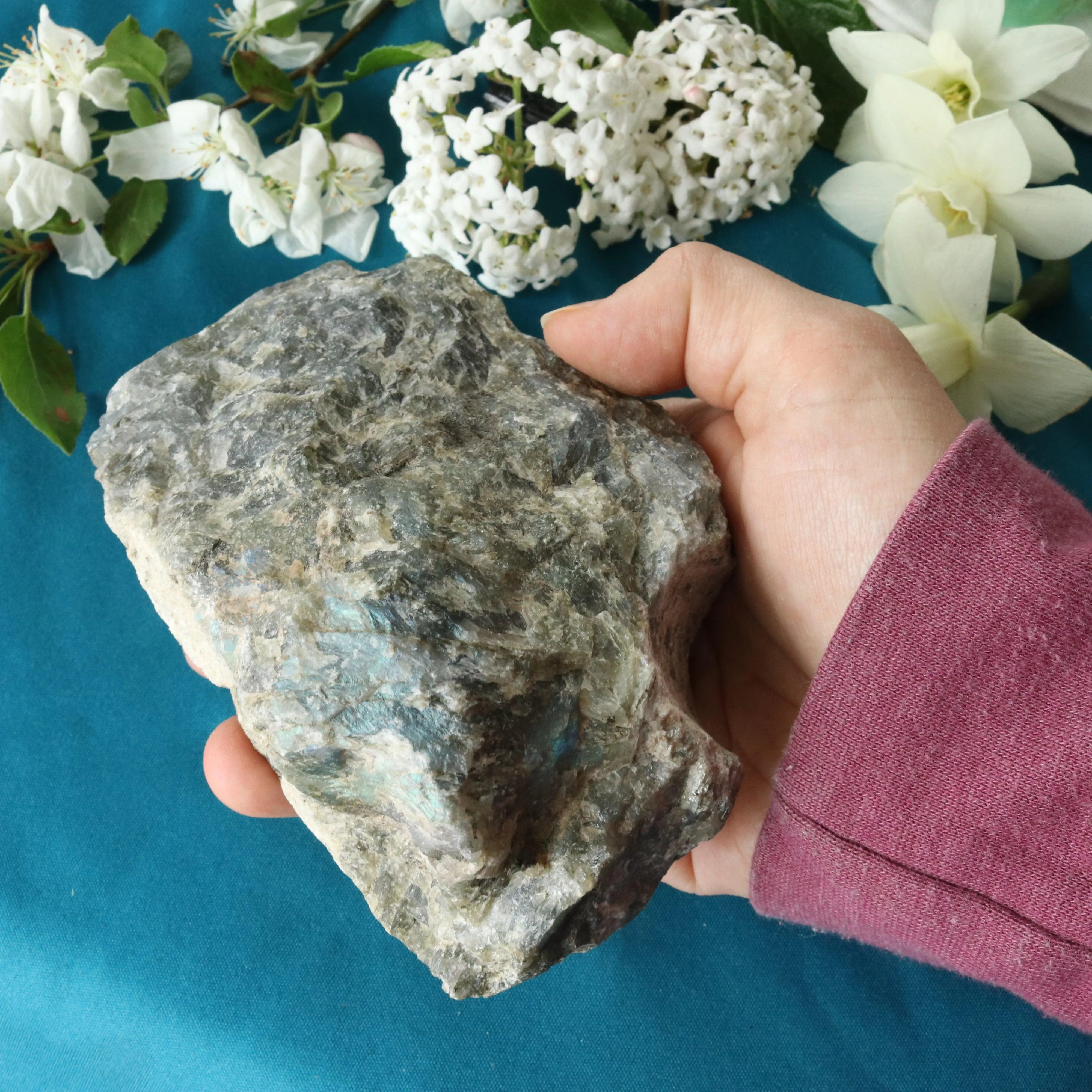 Rough Labradorite Specimen with Rainbow Flashes ~ Specimen #2