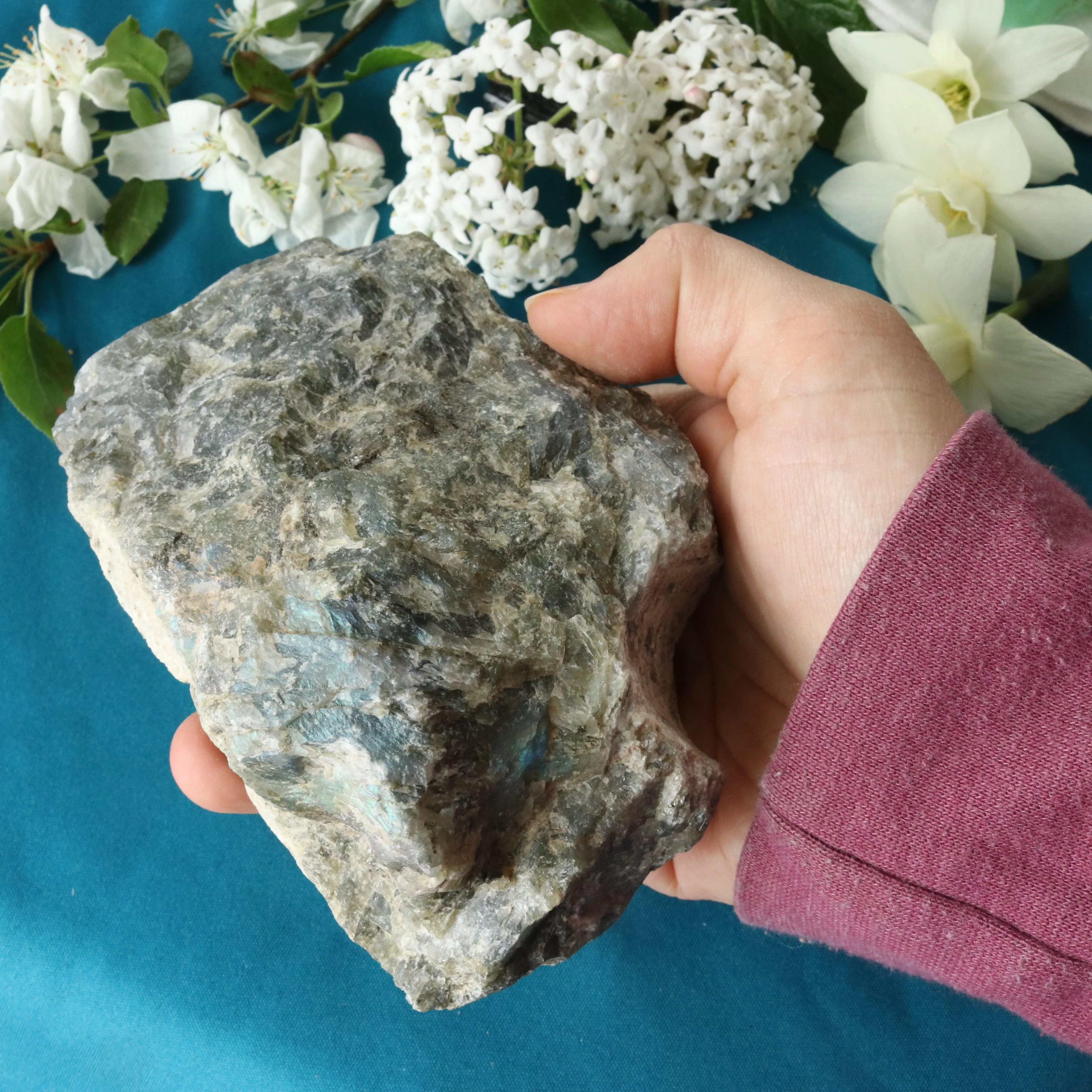 Rough Labradorite Specimen with Rainbow Flashes ~ Specimen #2