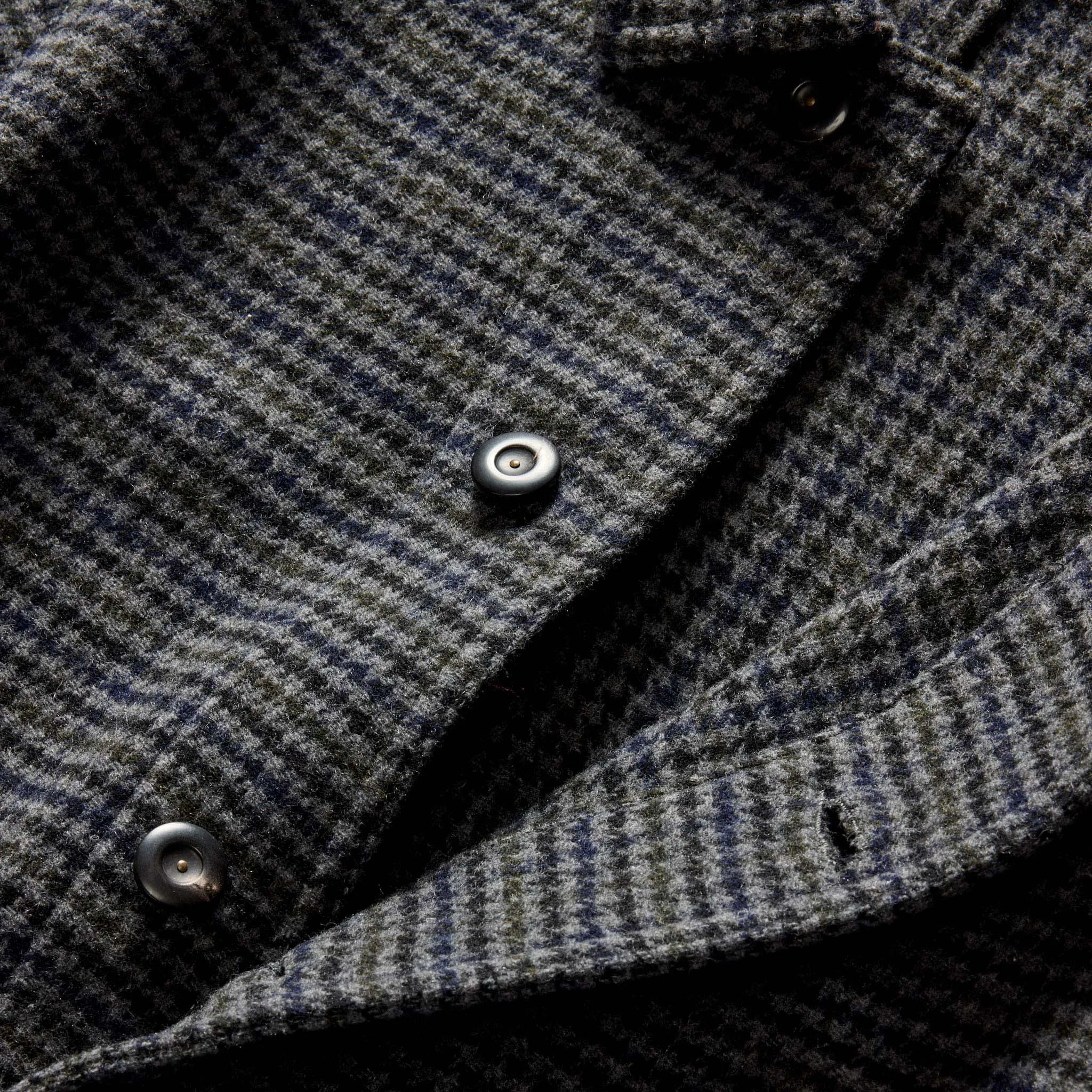 The Ojai Jacket in Ash Guncheck Wool