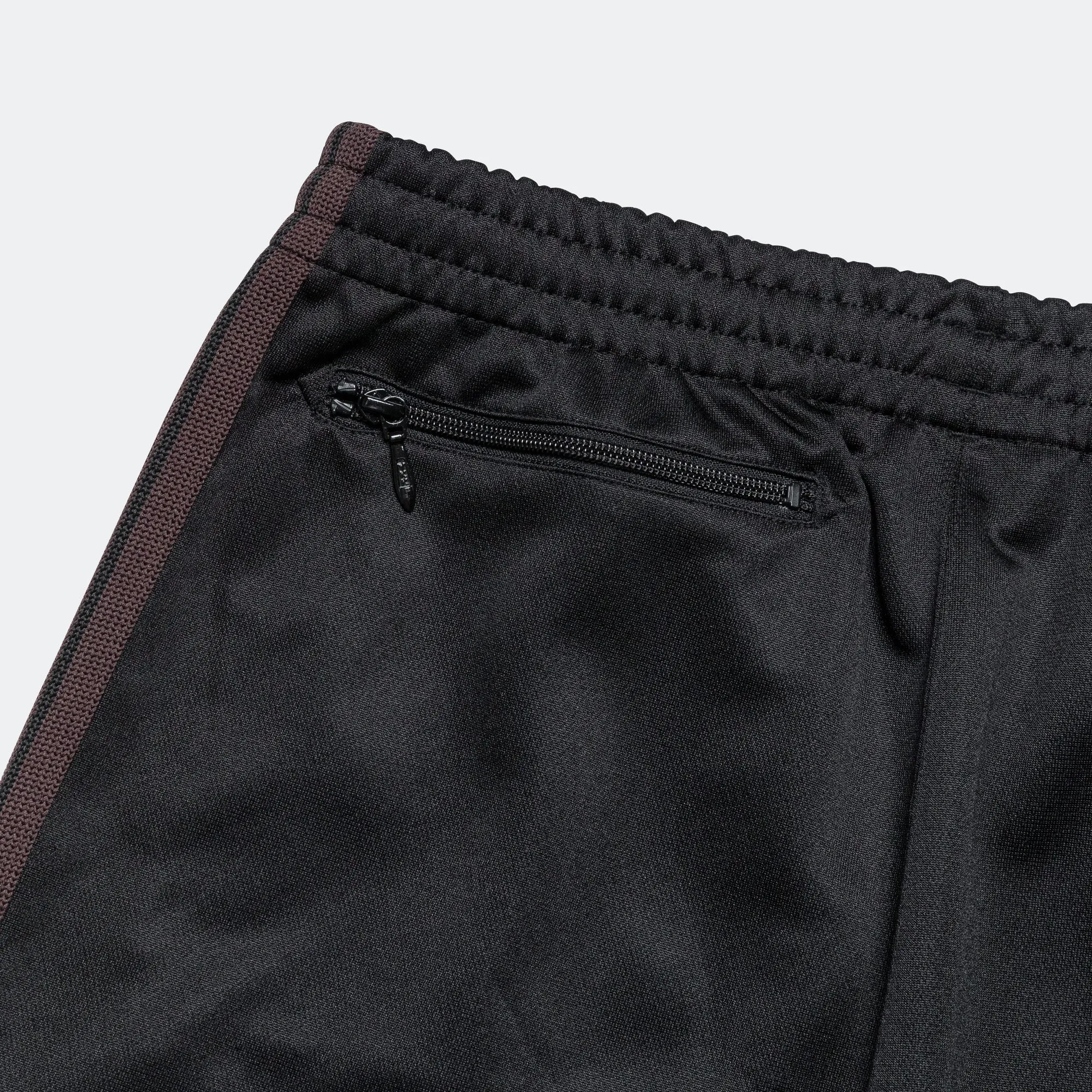 Track Pant - Black Poly Smooth