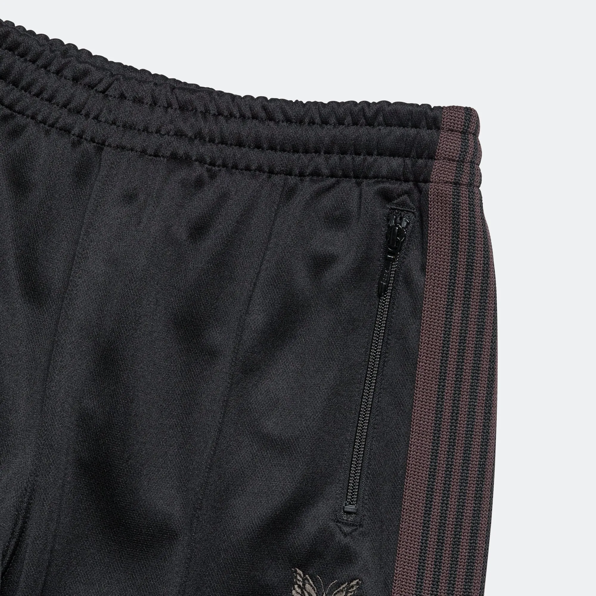 Track Pant - Black Poly Smooth