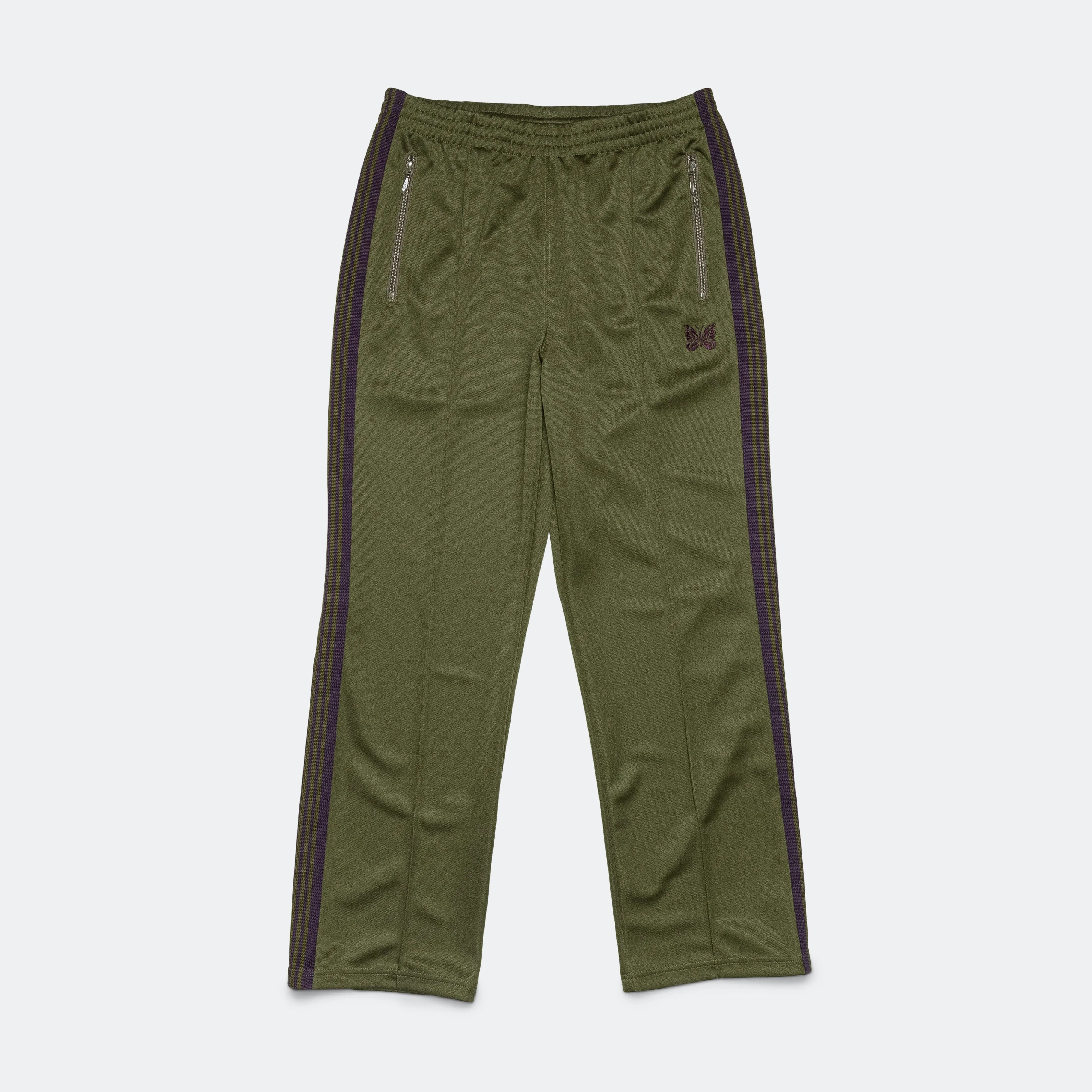 Track Pant - Olive Poly Smooth