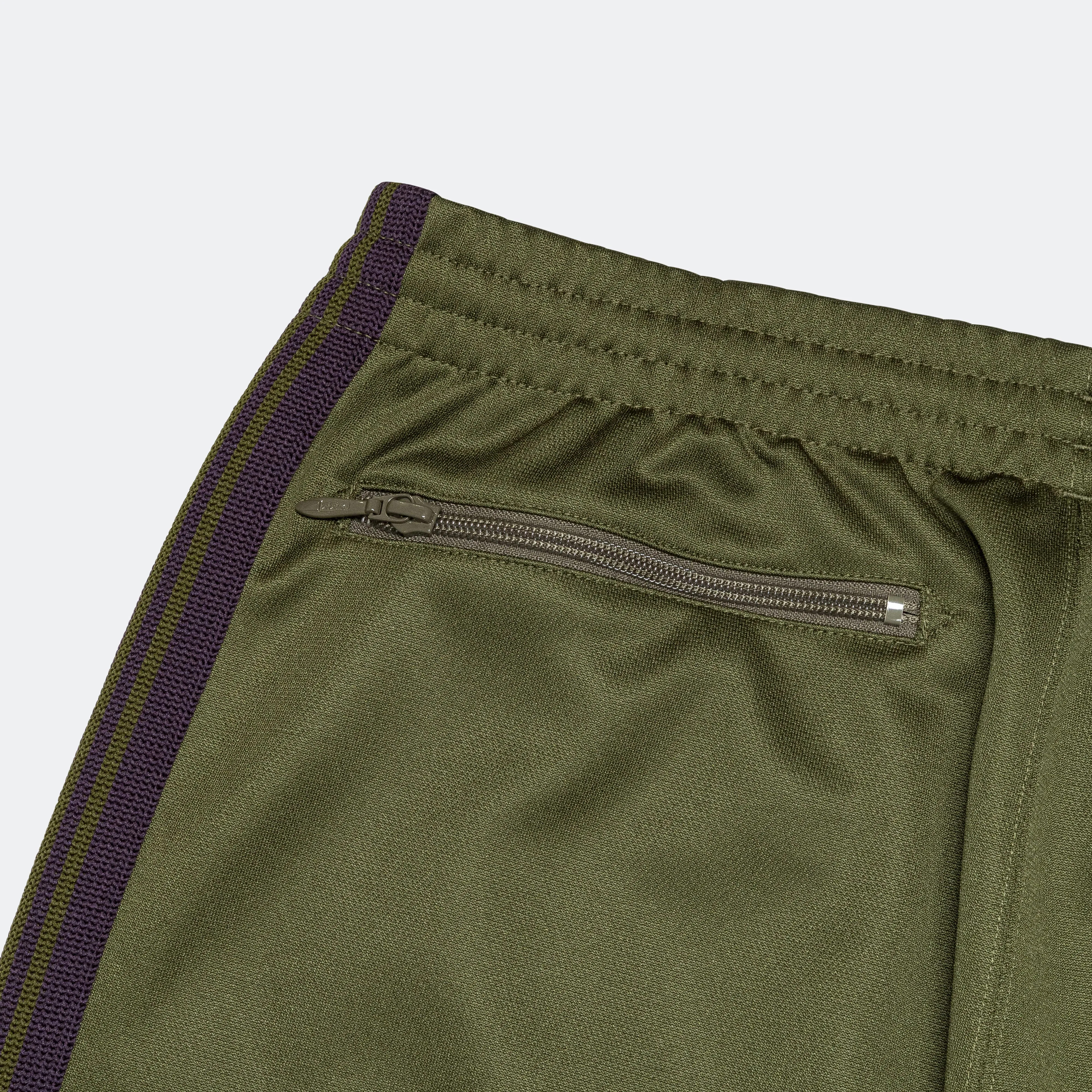 Track Pant - Olive Poly Smooth