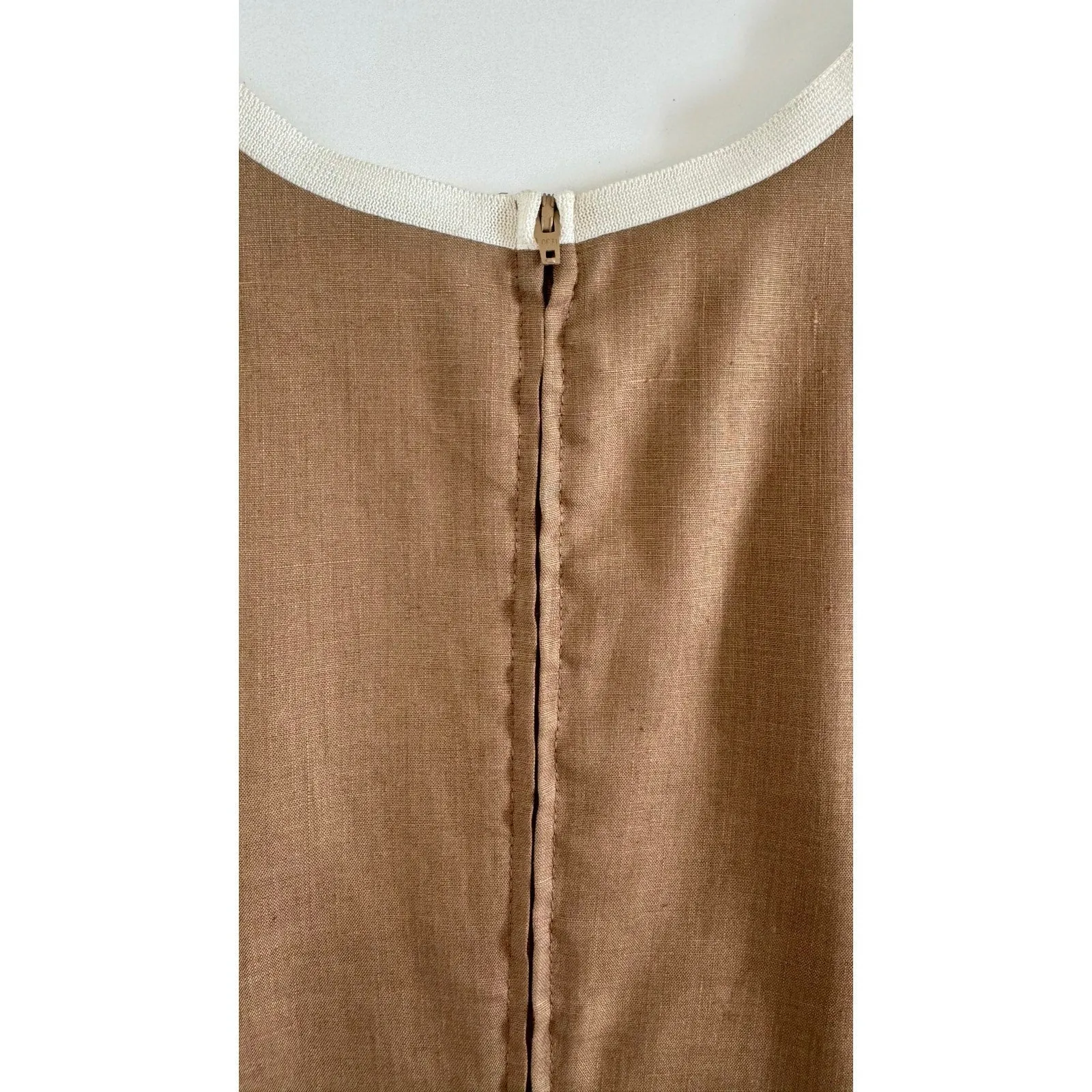 Valentino Miss V Linen Tank Top